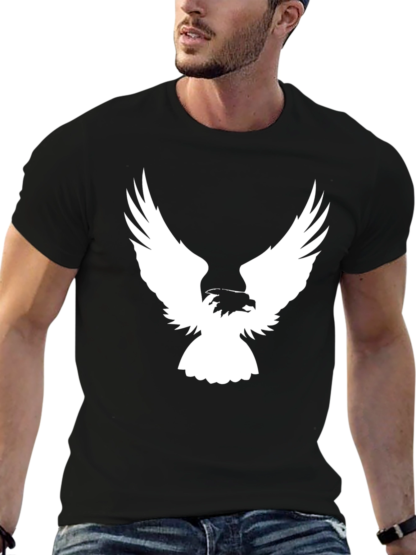 Black Eagle Graphic T-Shirt | Stylish Mens Tee
