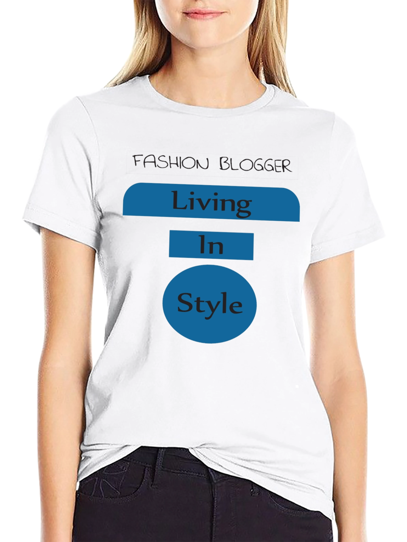 Living In Style Fashion Blogger T-Shirt