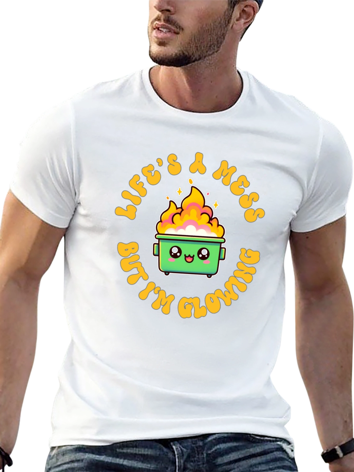 Lifes a Mess Dumpster Fire T-Shirt
