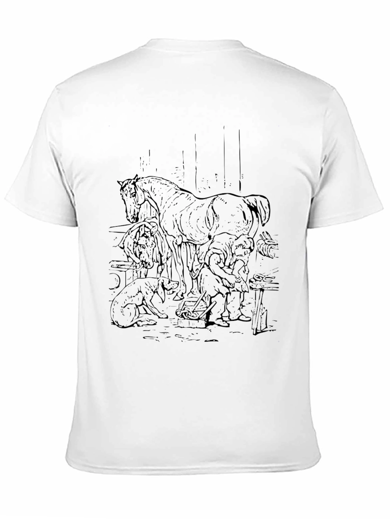 Black Horse Farrier Graphic Tee
