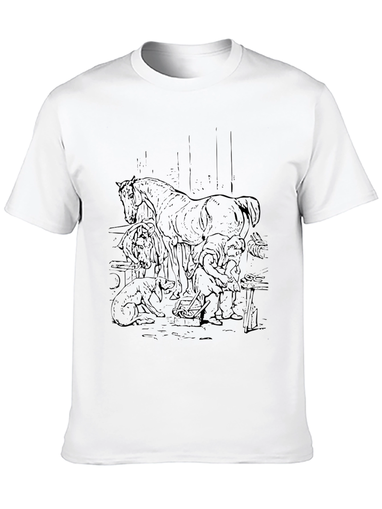 Black Horse Farrier Graphic Tee