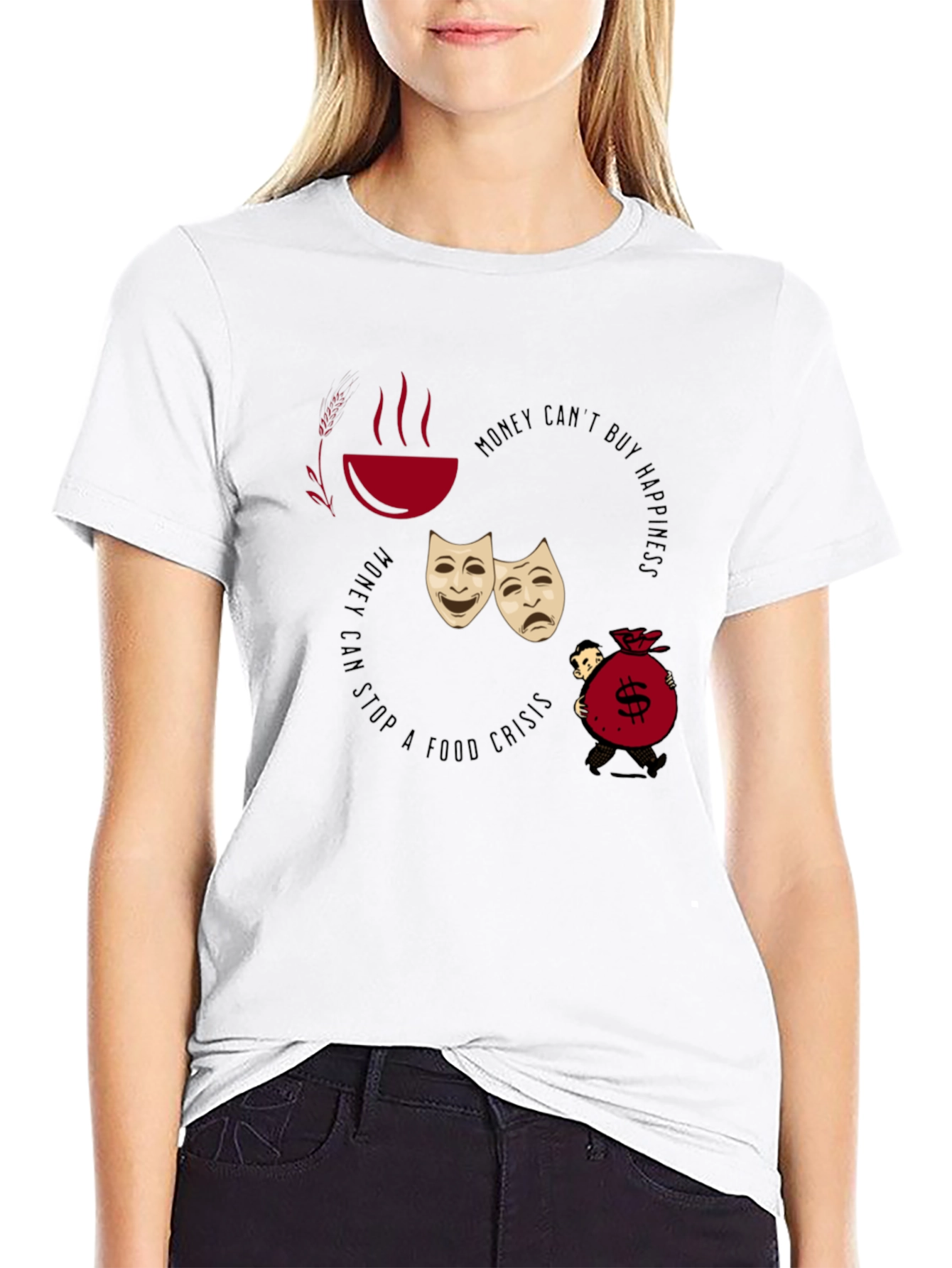 Money Cant Buy Happiness T-Shirt