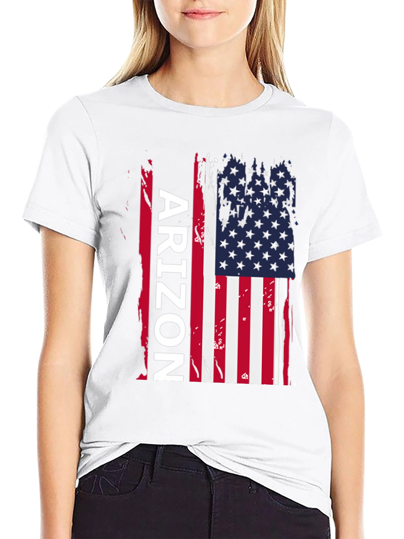 Arizona Flag T-Shirt - Patriotic Design