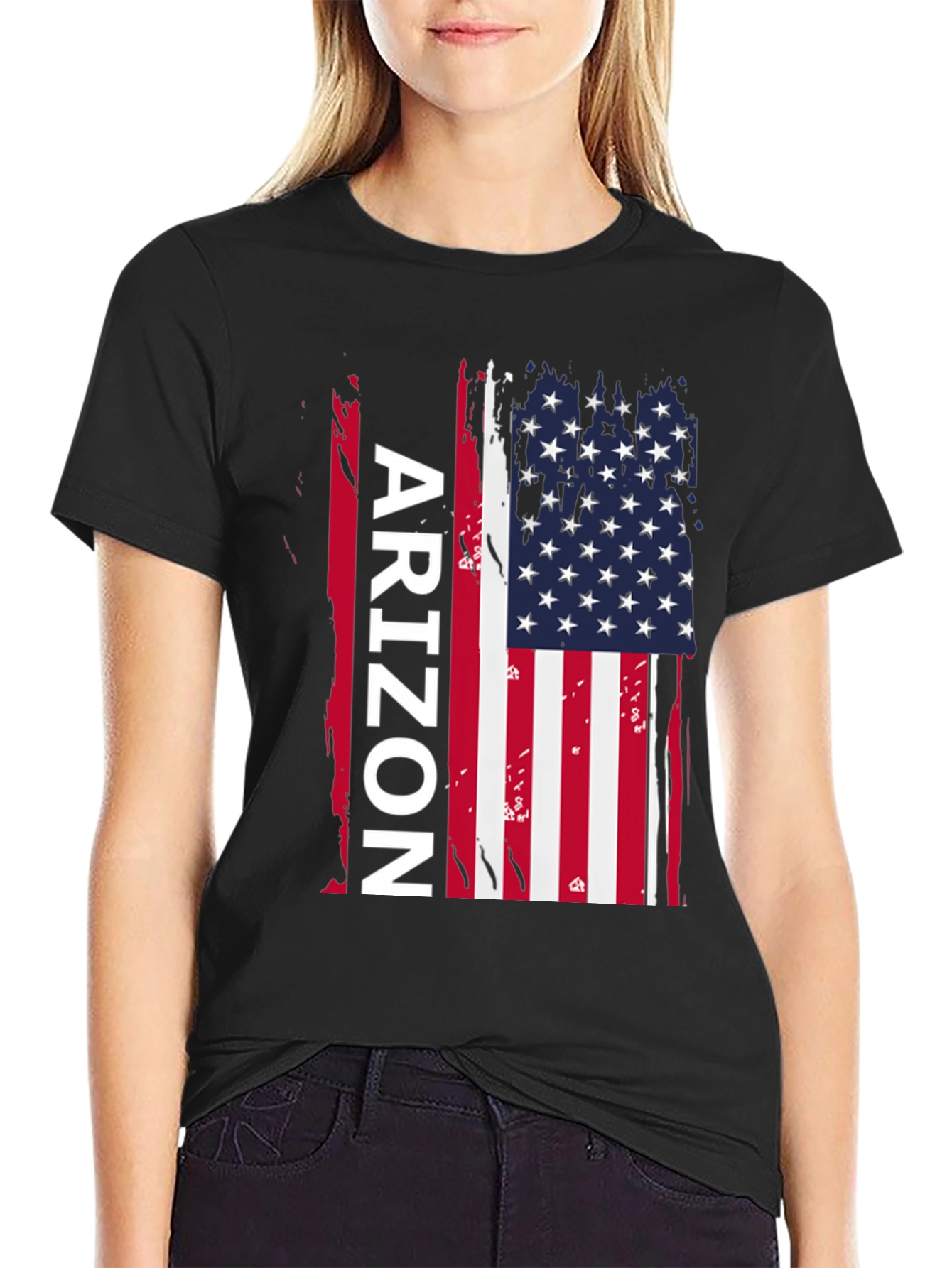 Arizona Flag T-Shirt - Patriotic Design