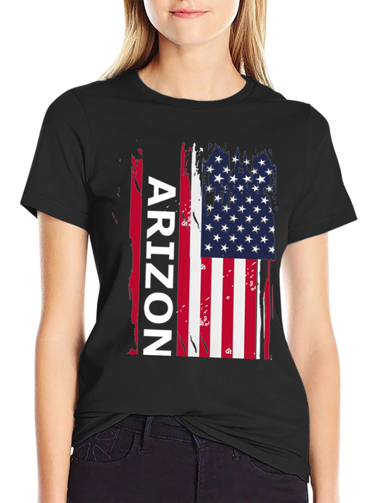 Arizona Flag T-Shirt - Patriotic Design