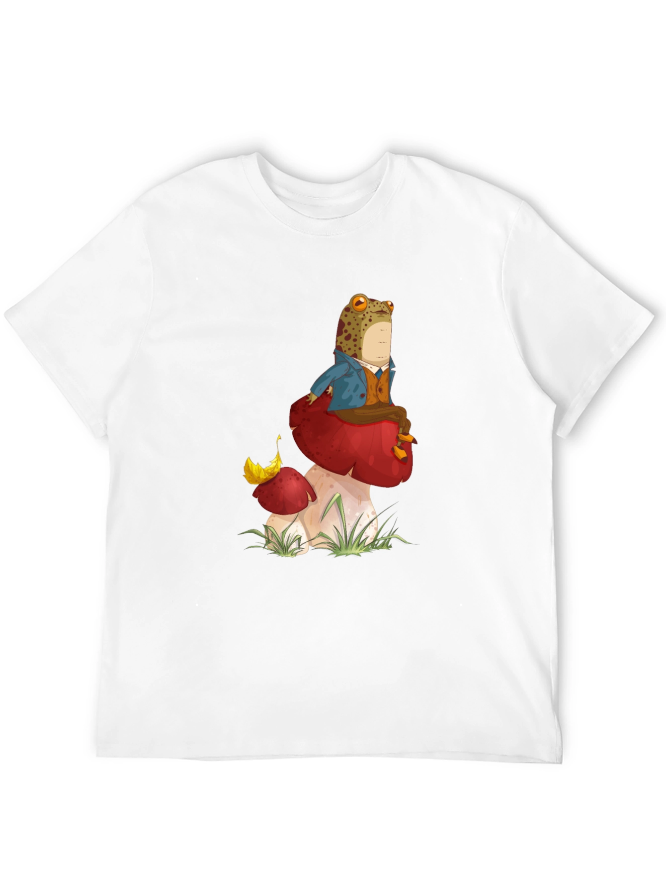 Frog on Mushroom Graphic Tee