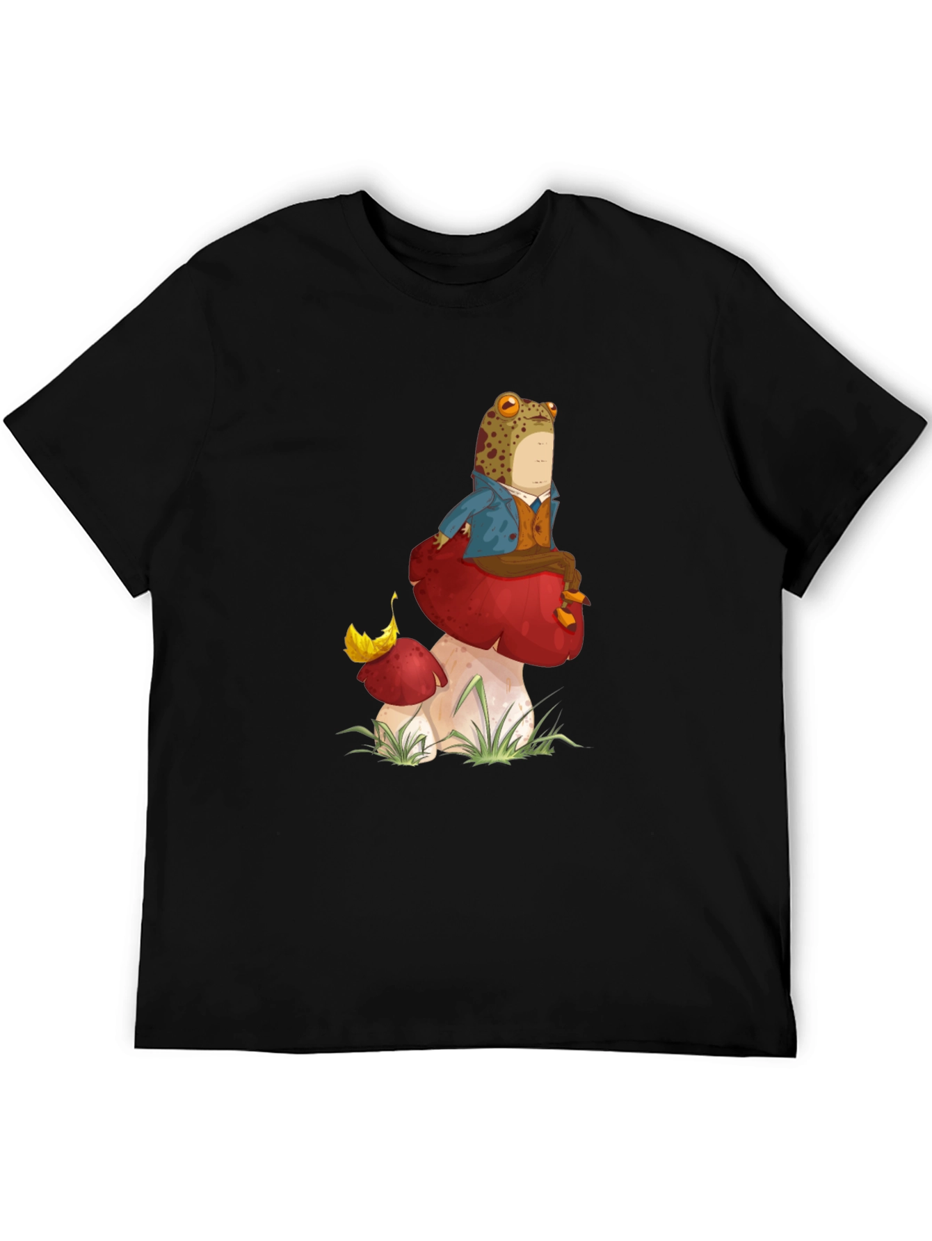 Frog on Mushroom Graphic Tee