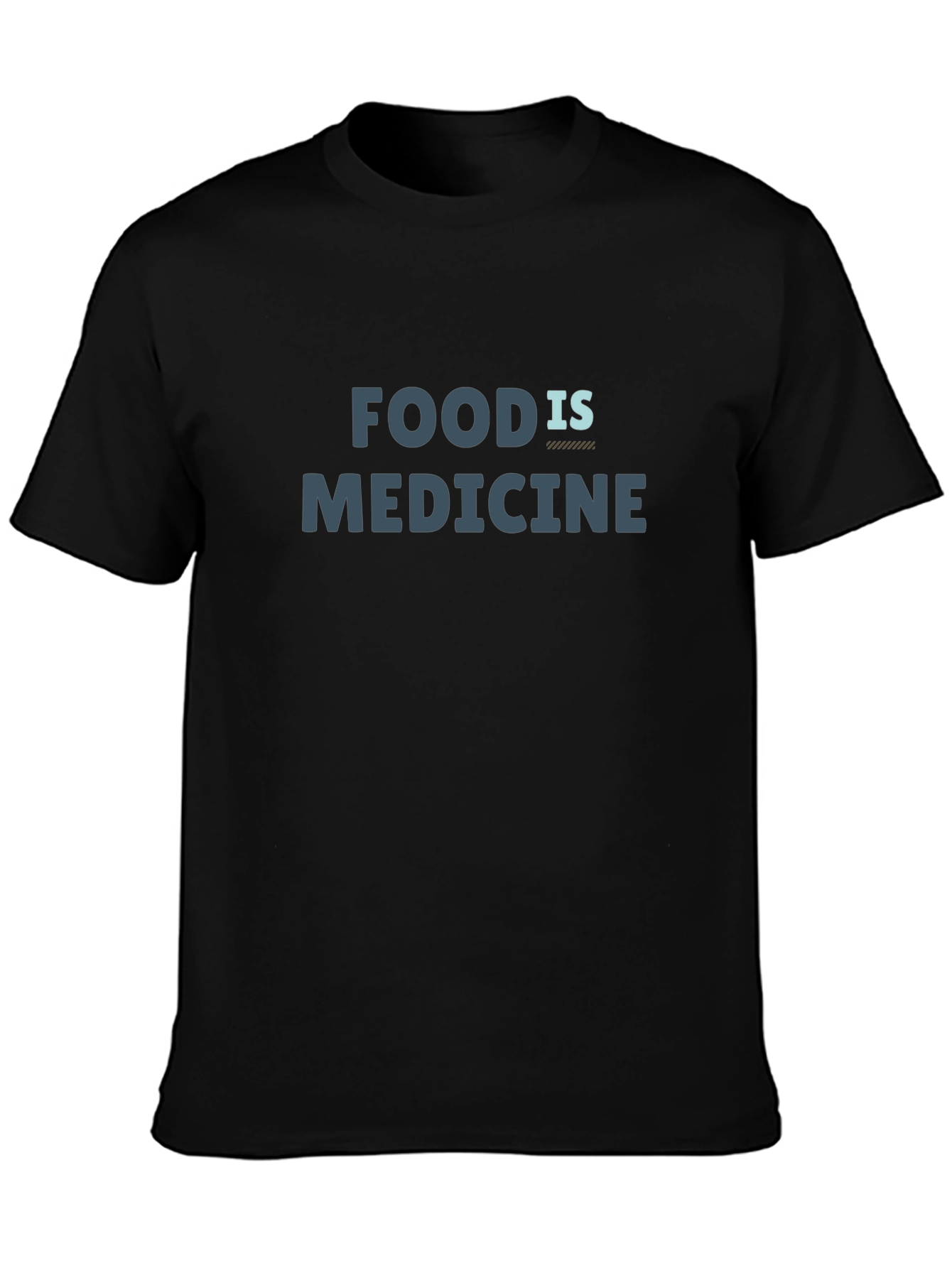 Food is Medicine Graphic Tee - Mens Black T-Shirt