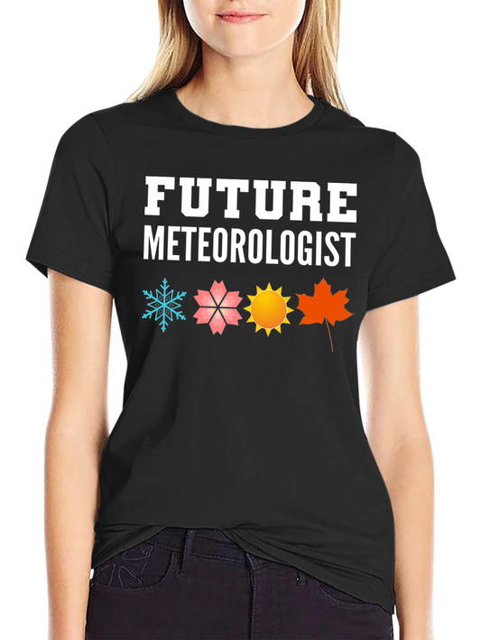 Future Meteorologist Graphic T-Shirt - Weather Seasons