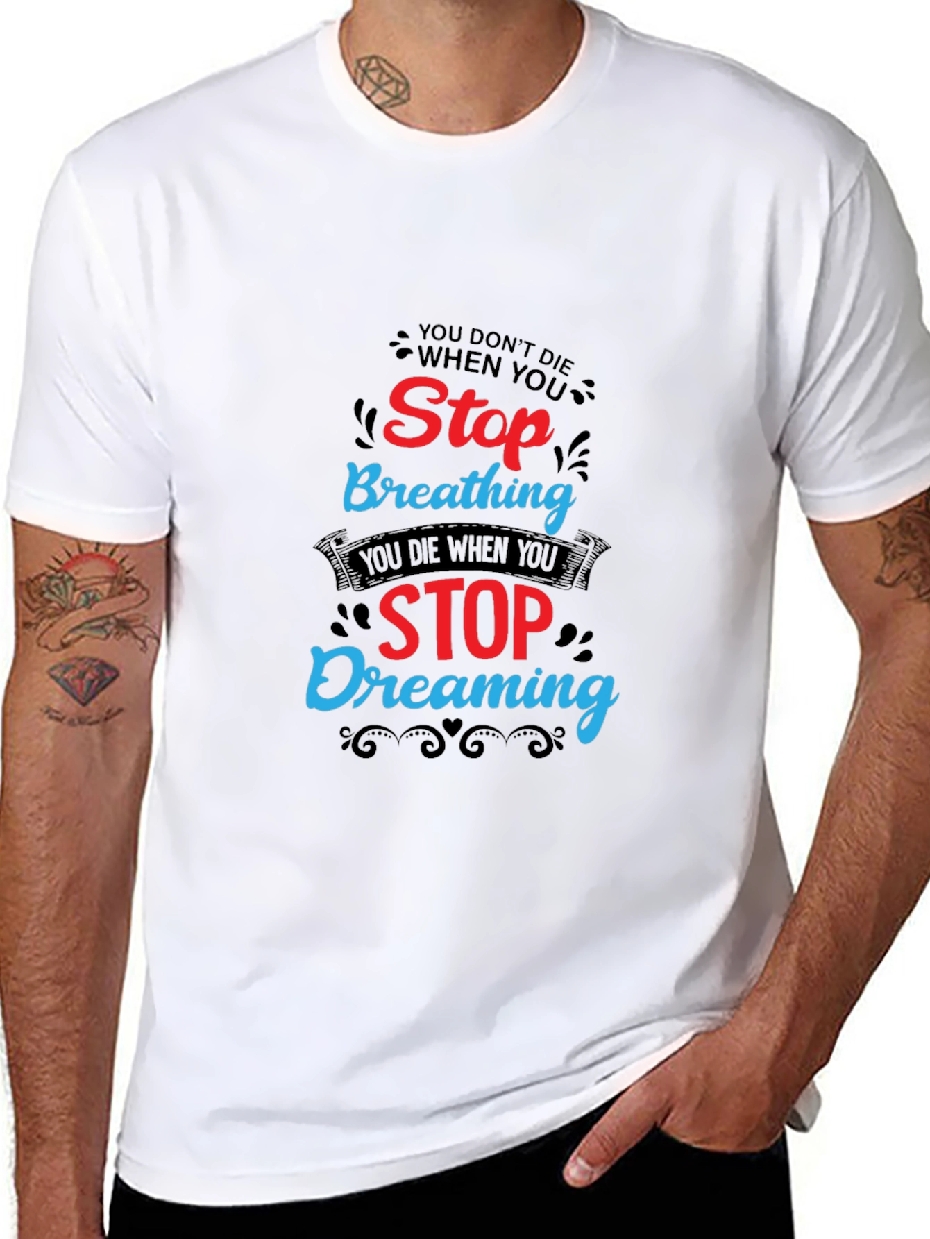 Stop Dreaming T-Shirt - Motivational Graphic Tee