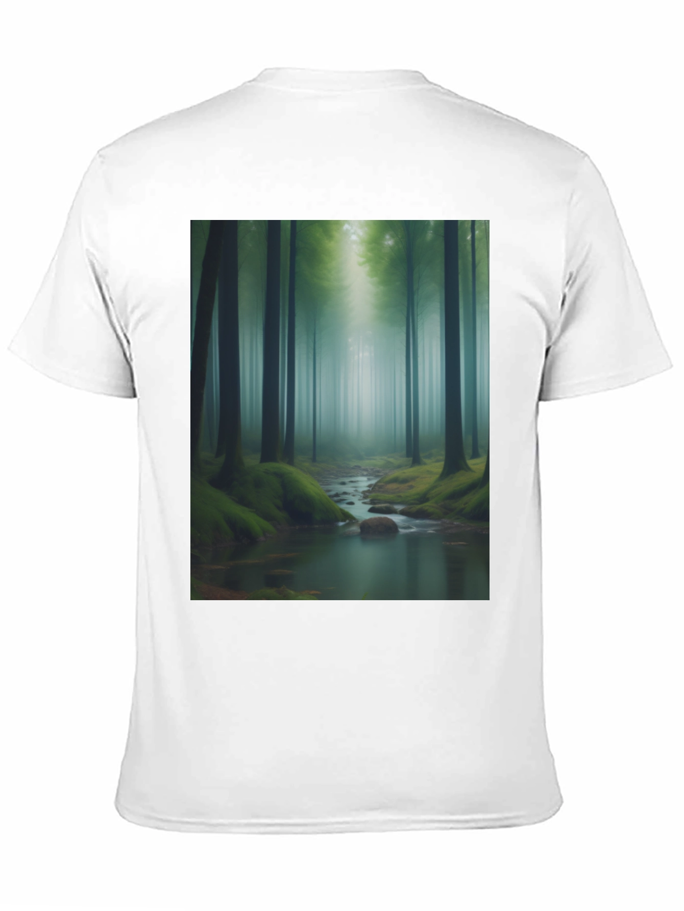 Forest Stream Graphic Tee - Nature T-Shirt