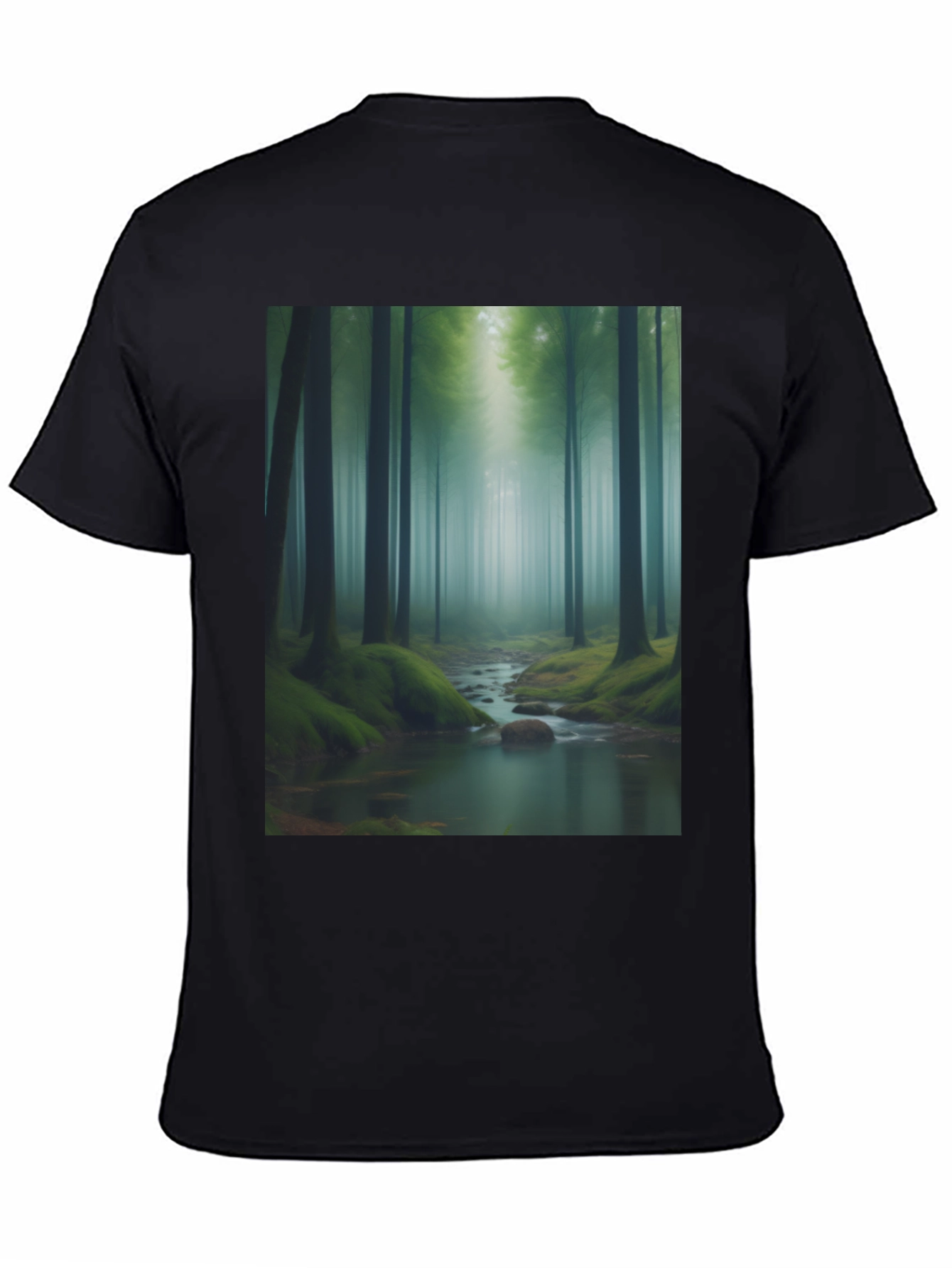 Forest Stream Graphic Tee - Nature T-Shirt