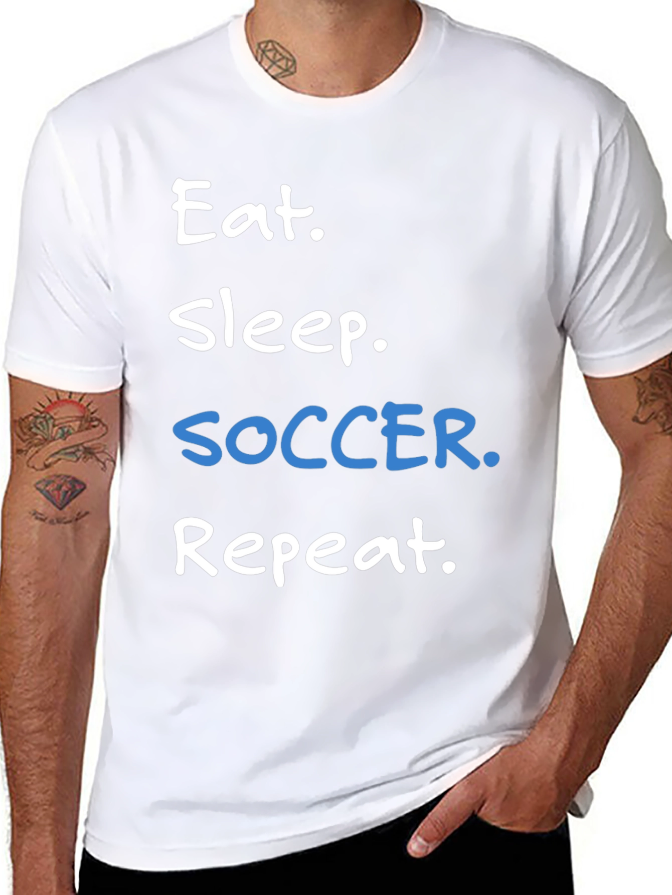 Eat Sleep Soccer Repeat T-Shirt
