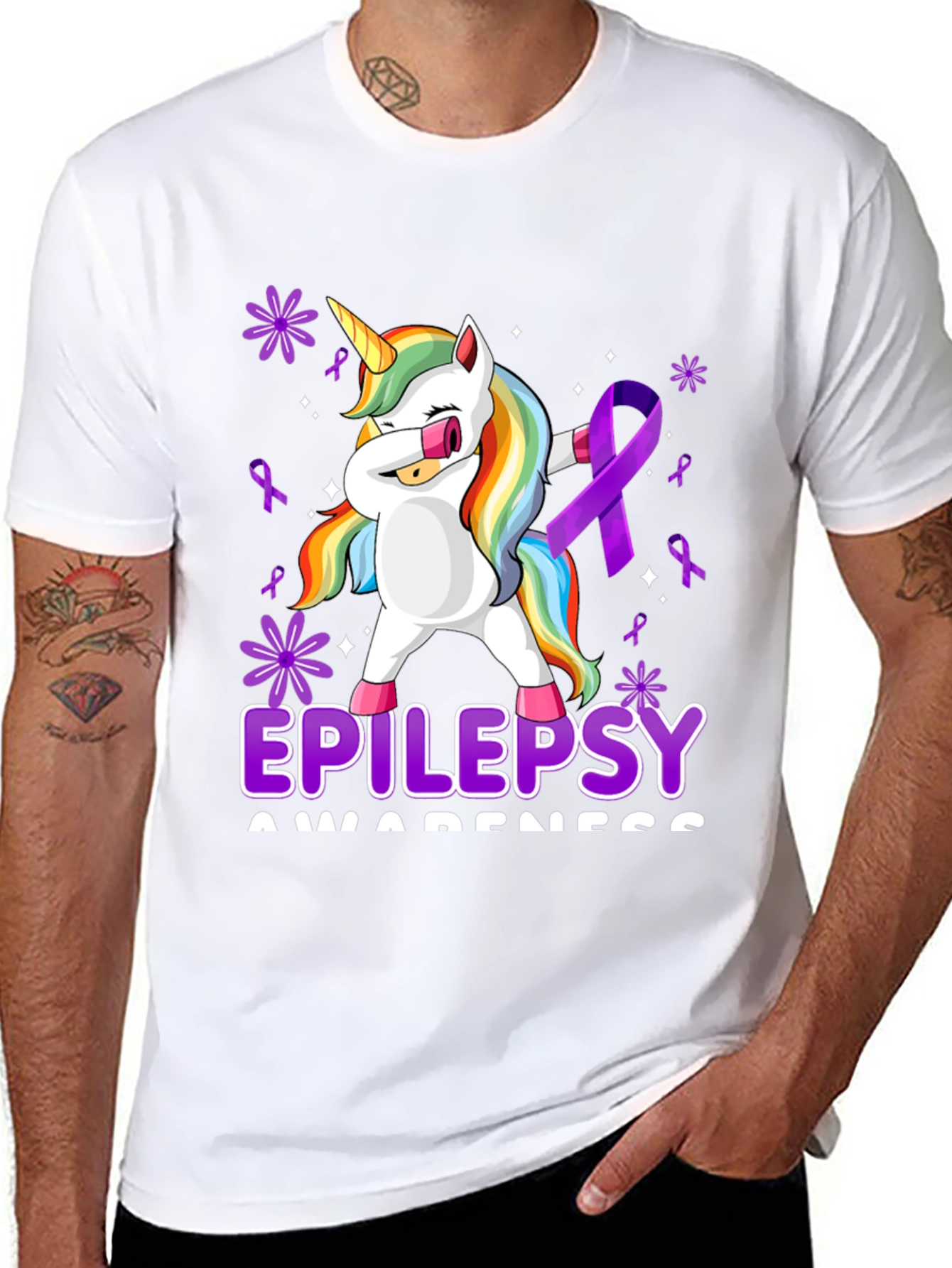 Epilepsy Awareness Unicorn T-Shirt