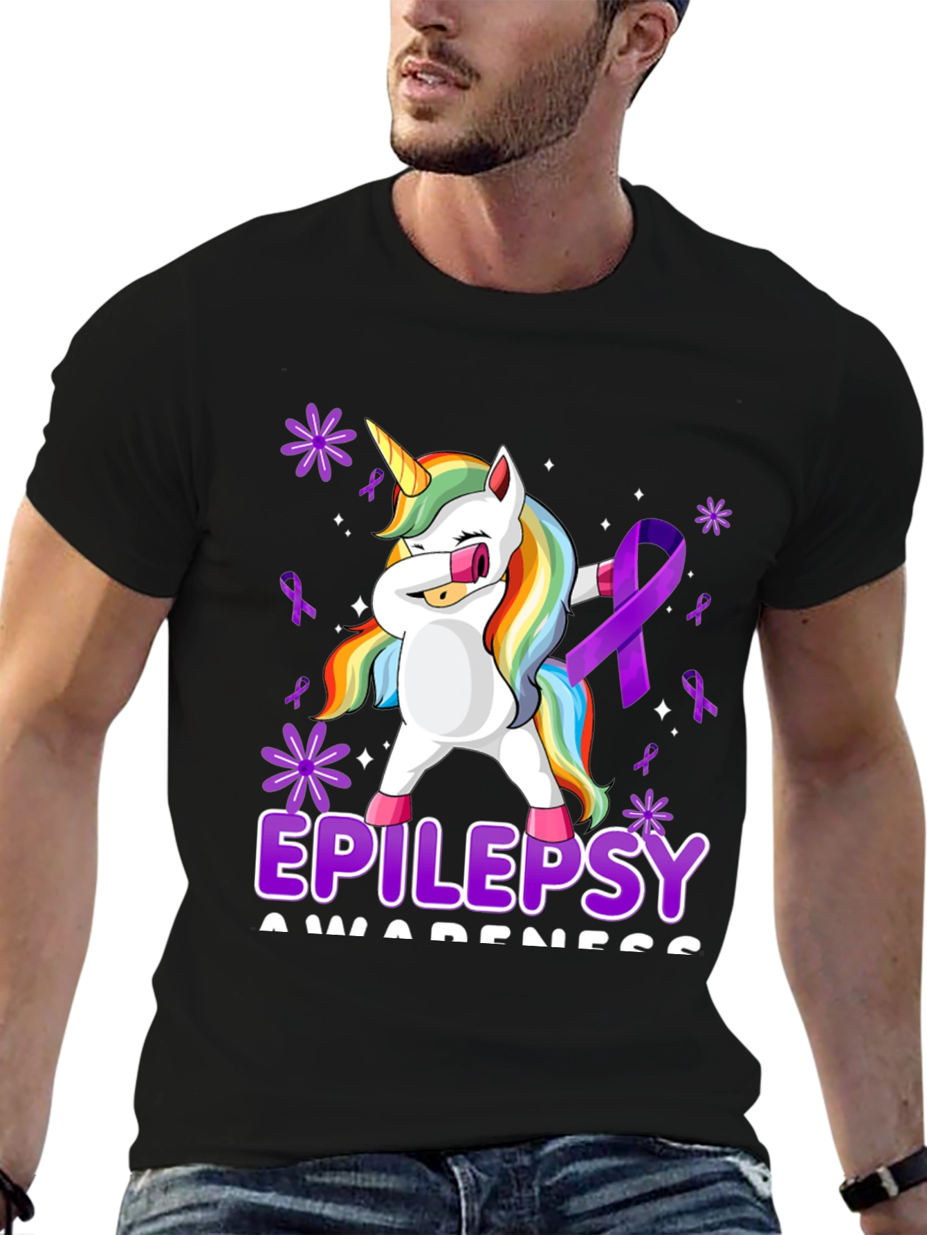 Epilepsy Awareness Unicorn T-Shirt