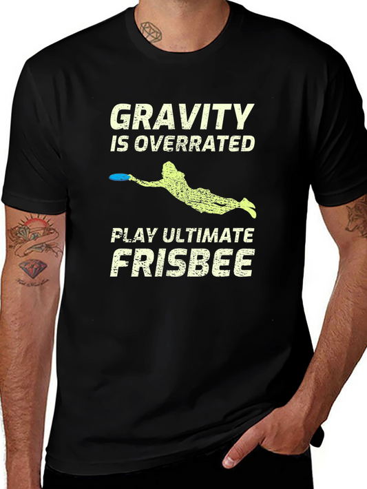 Gravity is Overrated Ultimate Frisbee T-Shirt