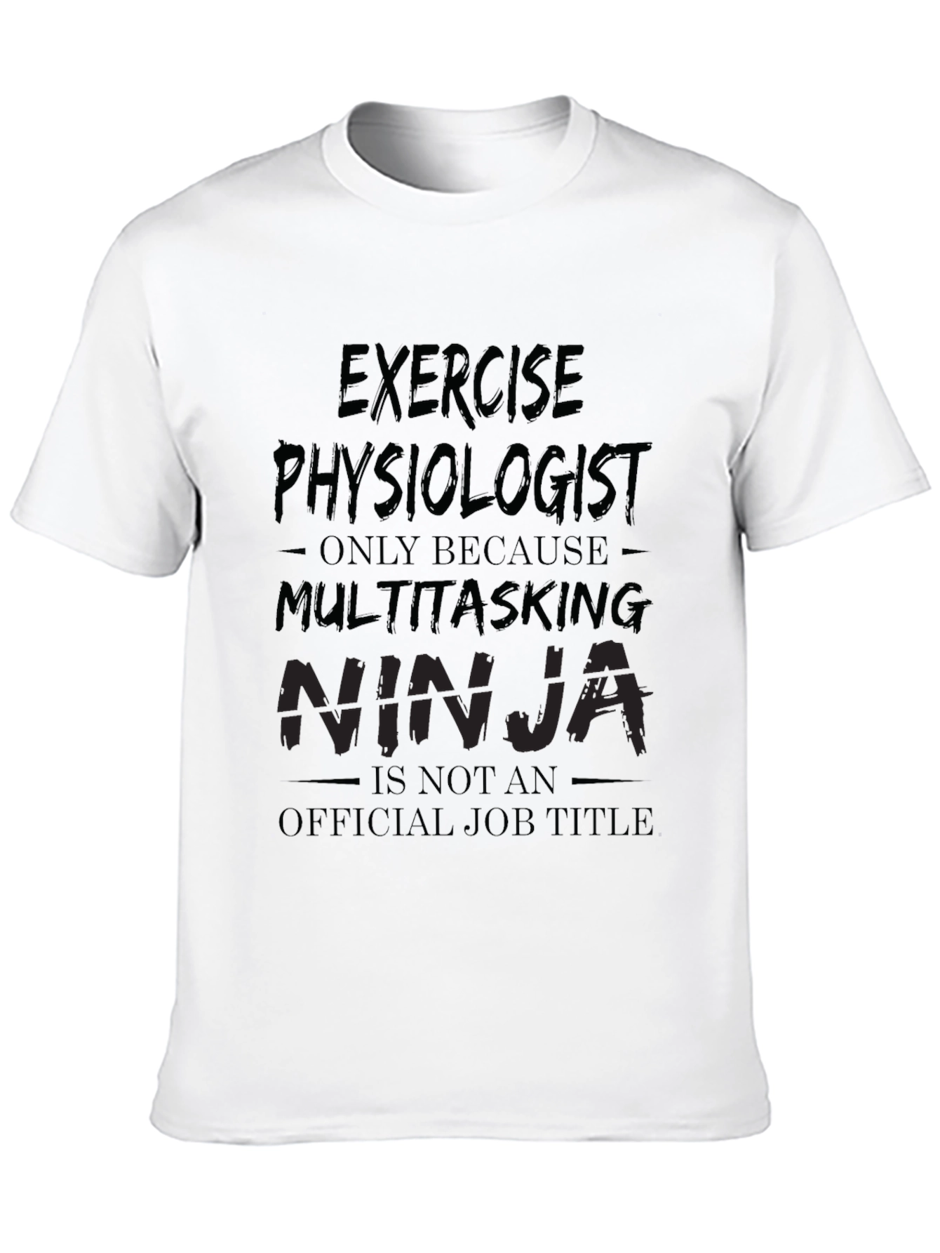 Exercise Physiologist Ninja Graphic Tee - Black