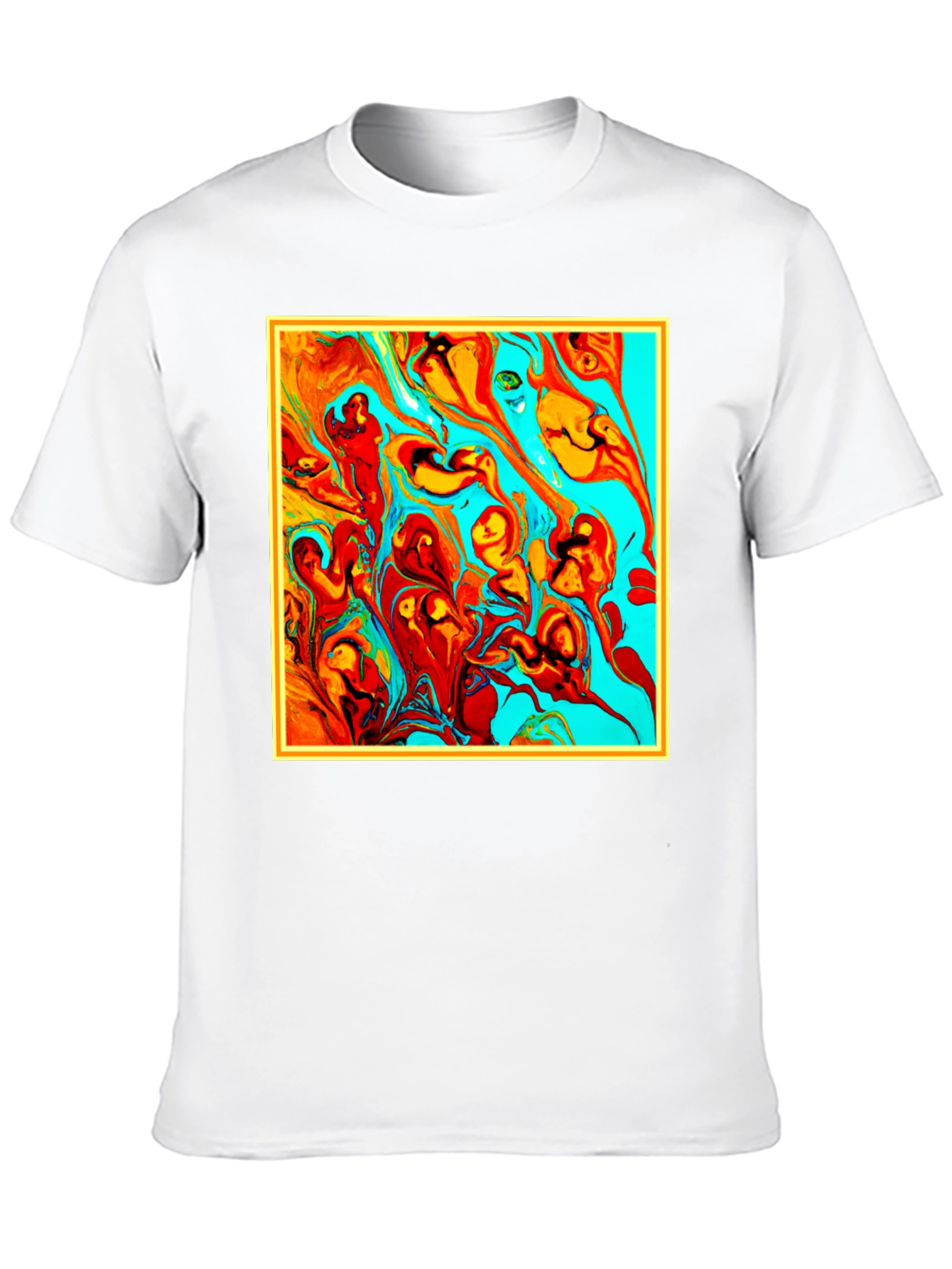 Abstract Art Graphic Tee - Unique Mens T-Shirt