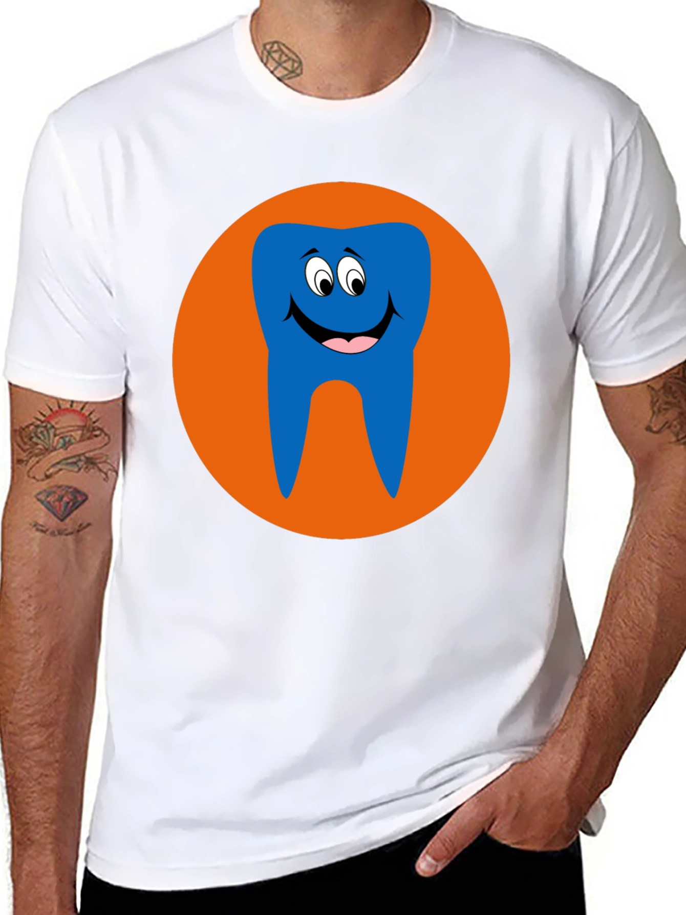 Funny Tooth Graphic Tee - Dentist Humor Shirt