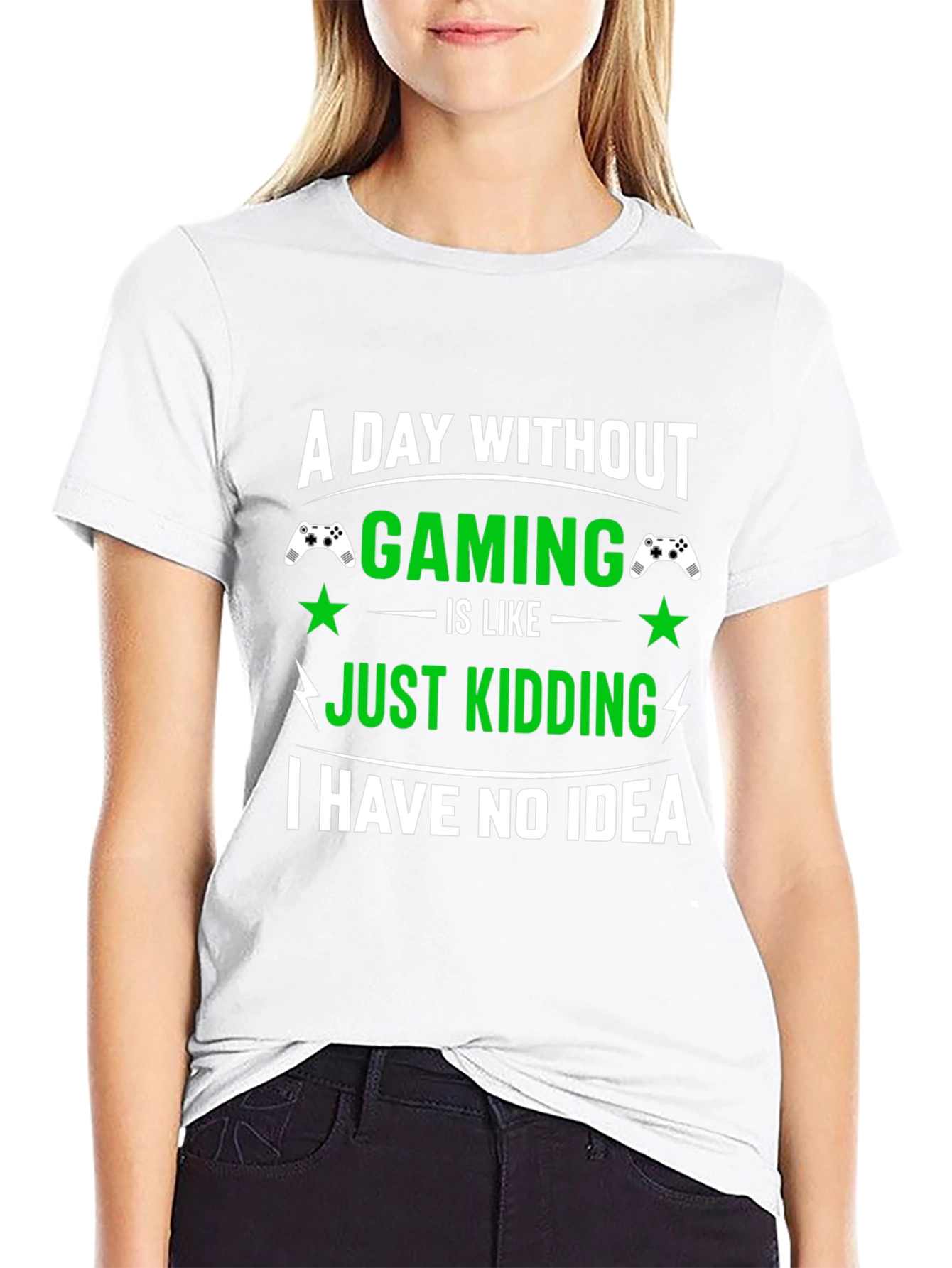 Funny Gamer T-Shirt: A Day Without Gaming
