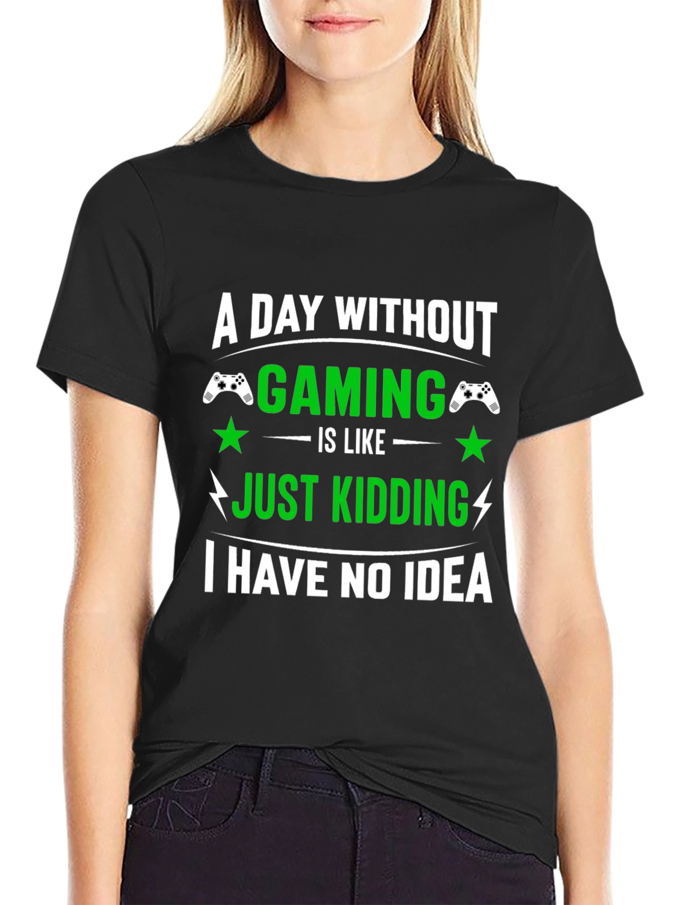 Funny Gamer T-Shirt: A Day Without Gaming