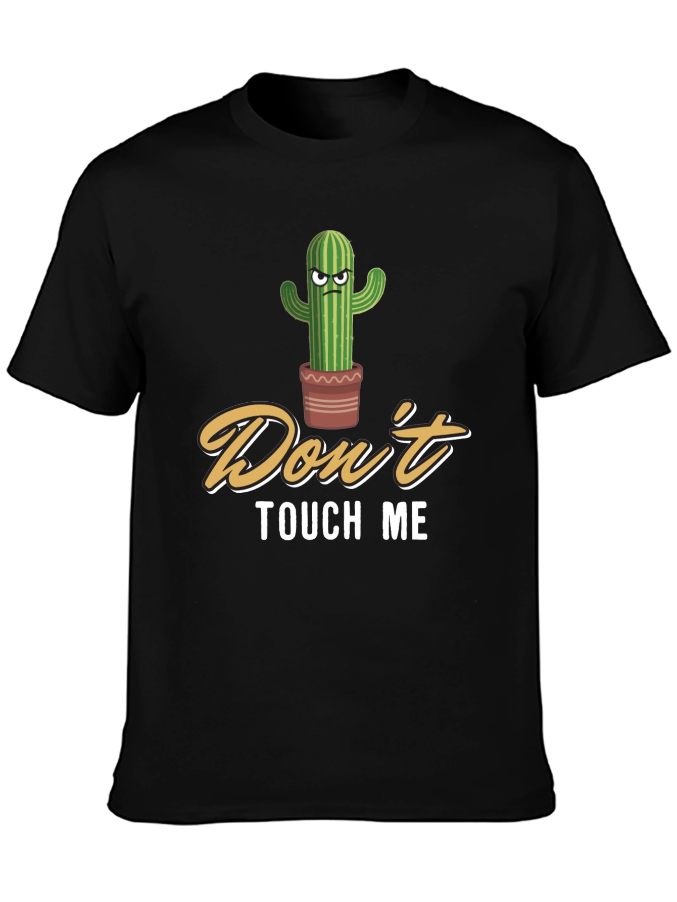 Dont Touch Me Cactus Graphic T-Shirt