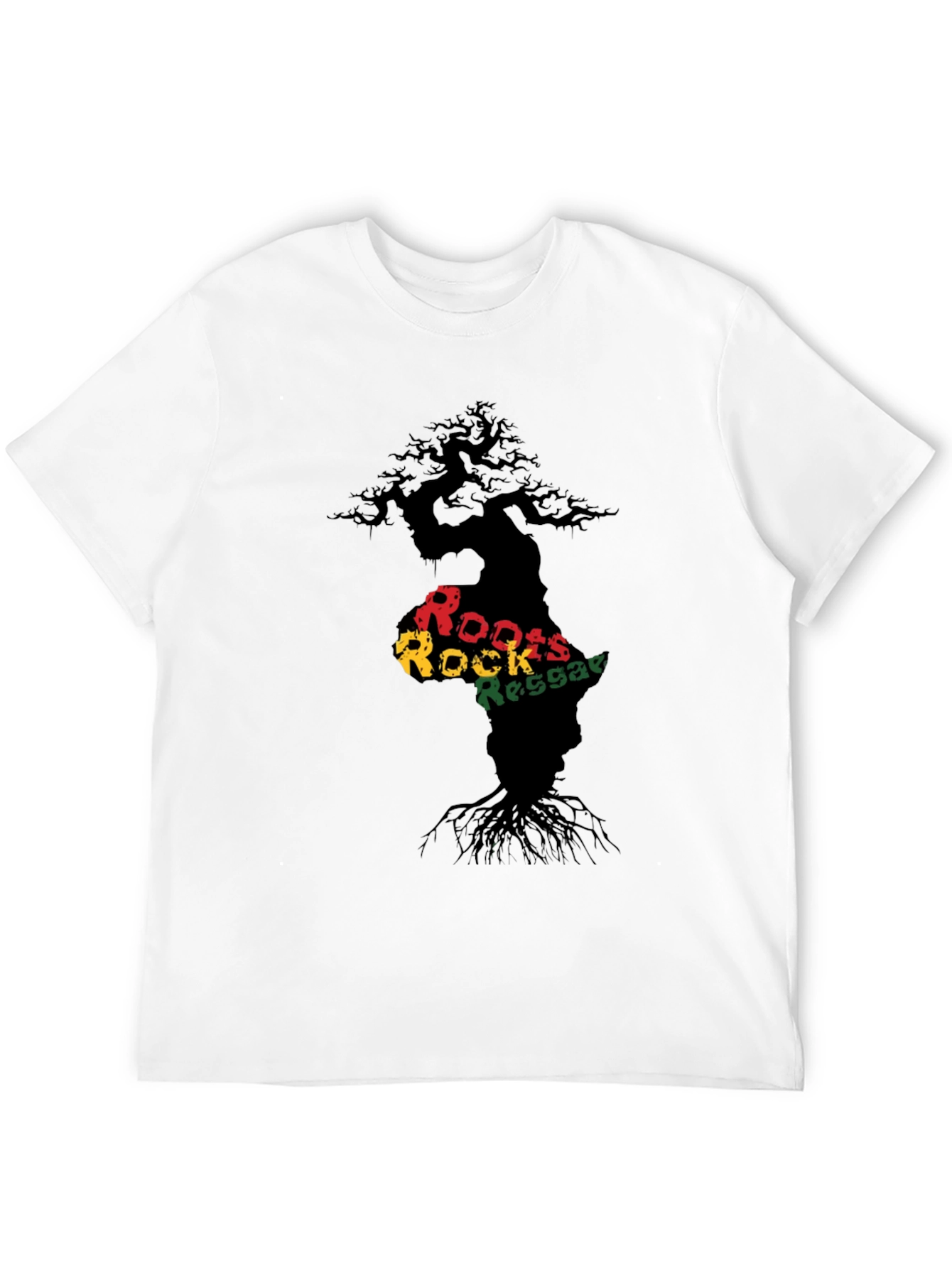 Roots Rock Reggae Black Graphic Tee