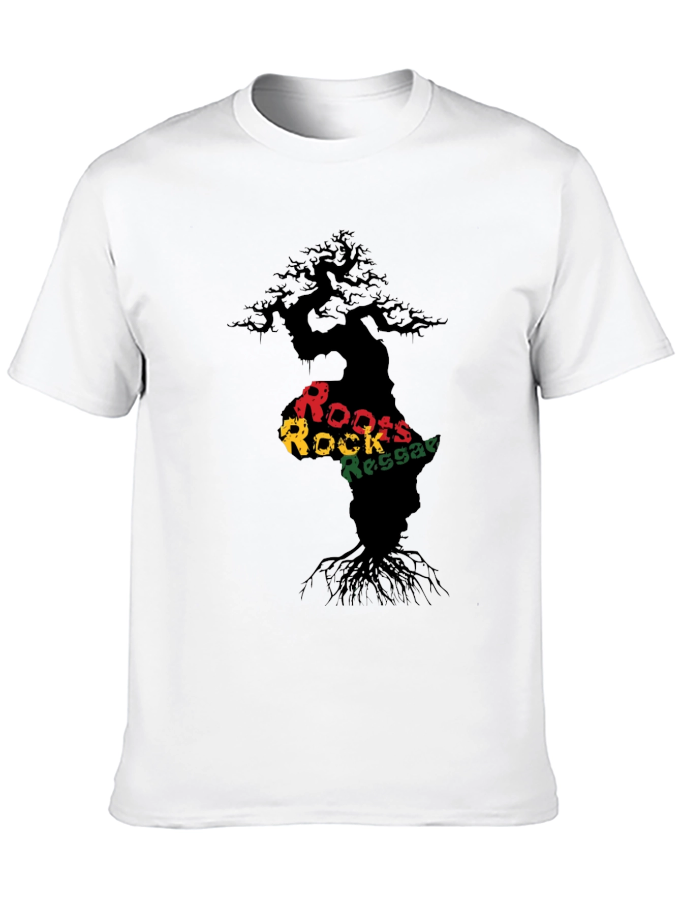 Roots Rock Reggae Black Graphic Tee