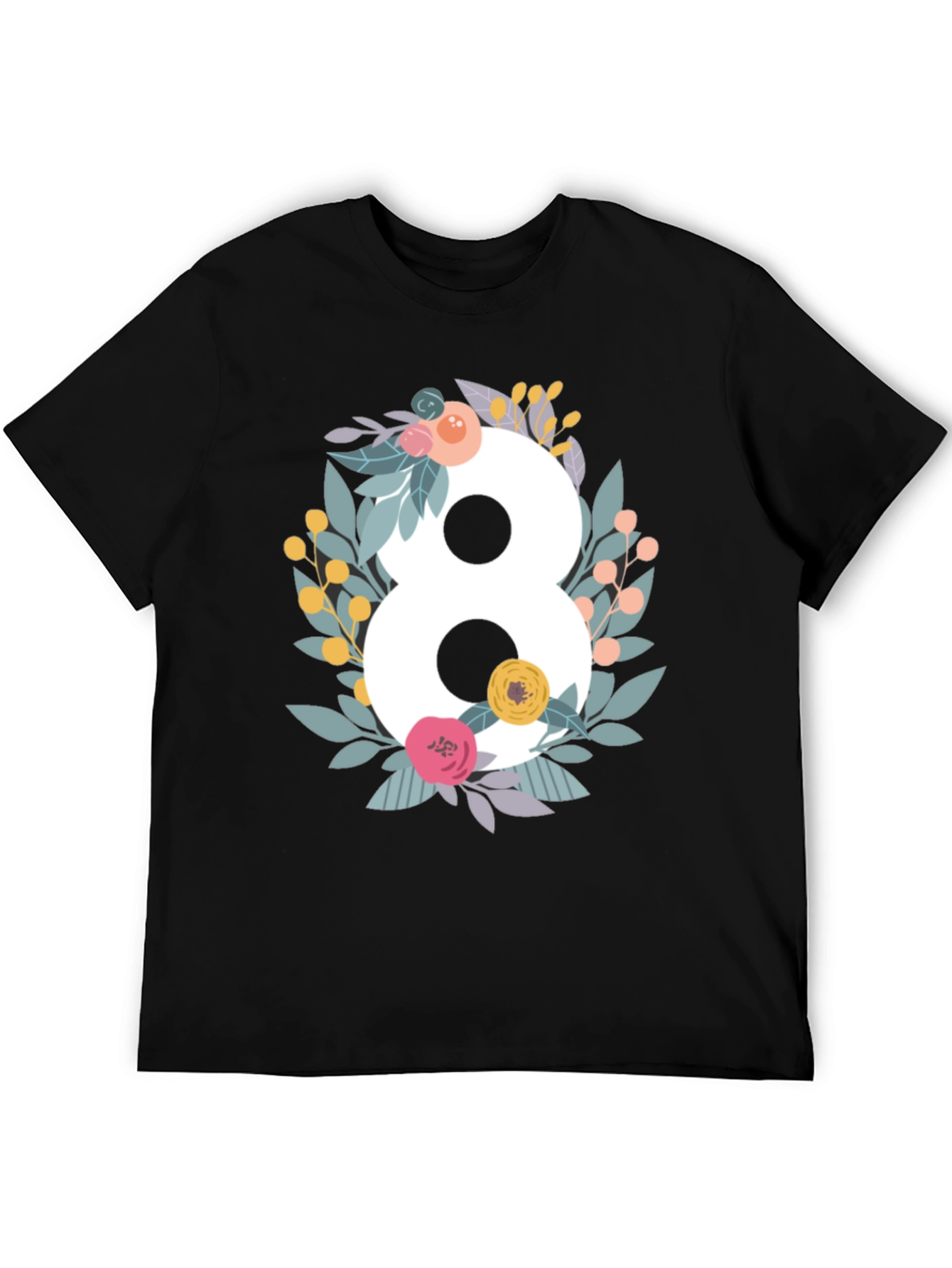 Floral Number 8 Graphic Tee - Womens Day