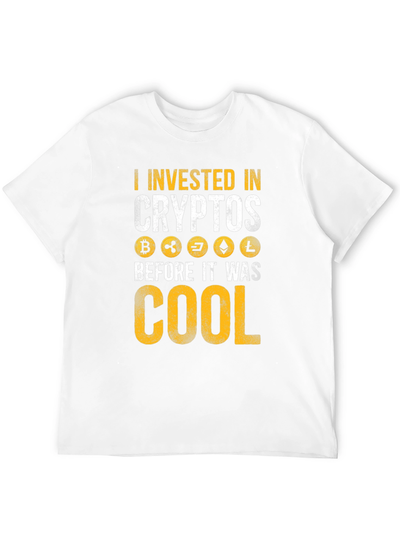 I Invested In Crypto T-Shirt - Black