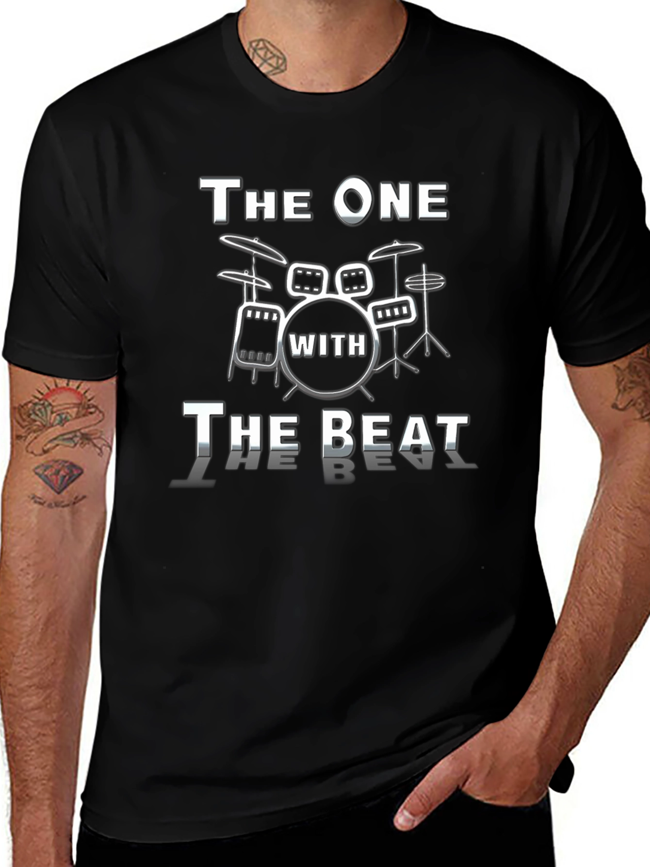 The One With The Beat Drum Set Graphic T-Shirt