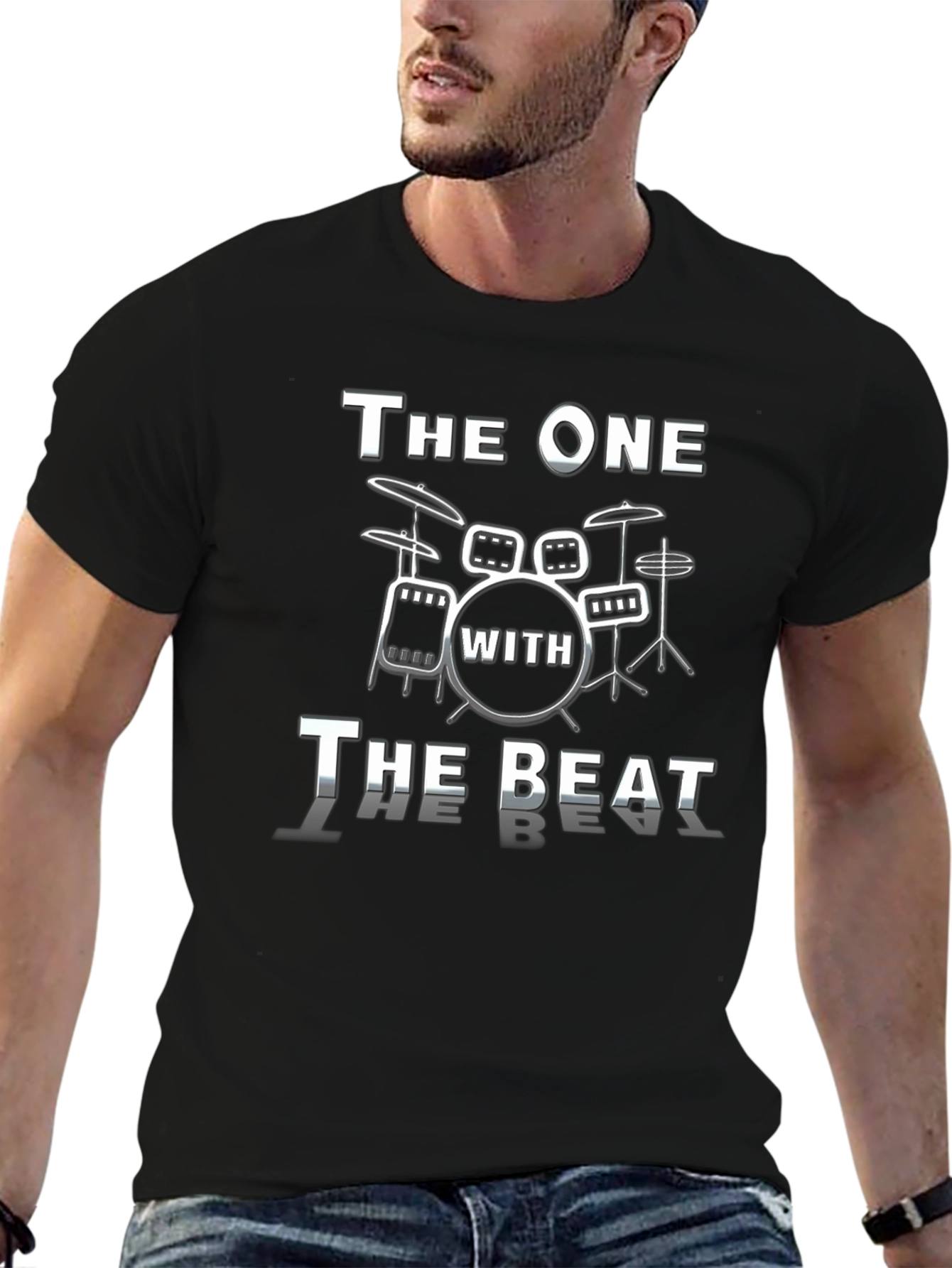 The One With The Beat Drum Set Graphic T-Shirt