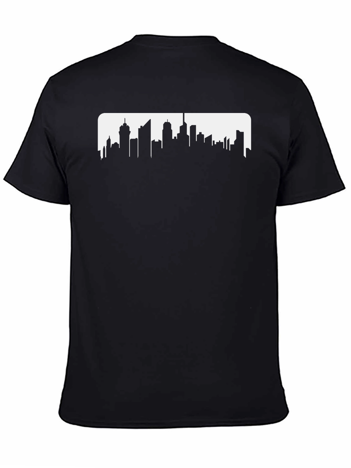 Cityscape Silhouette Graphic T-Shirt - Urban Style Tee