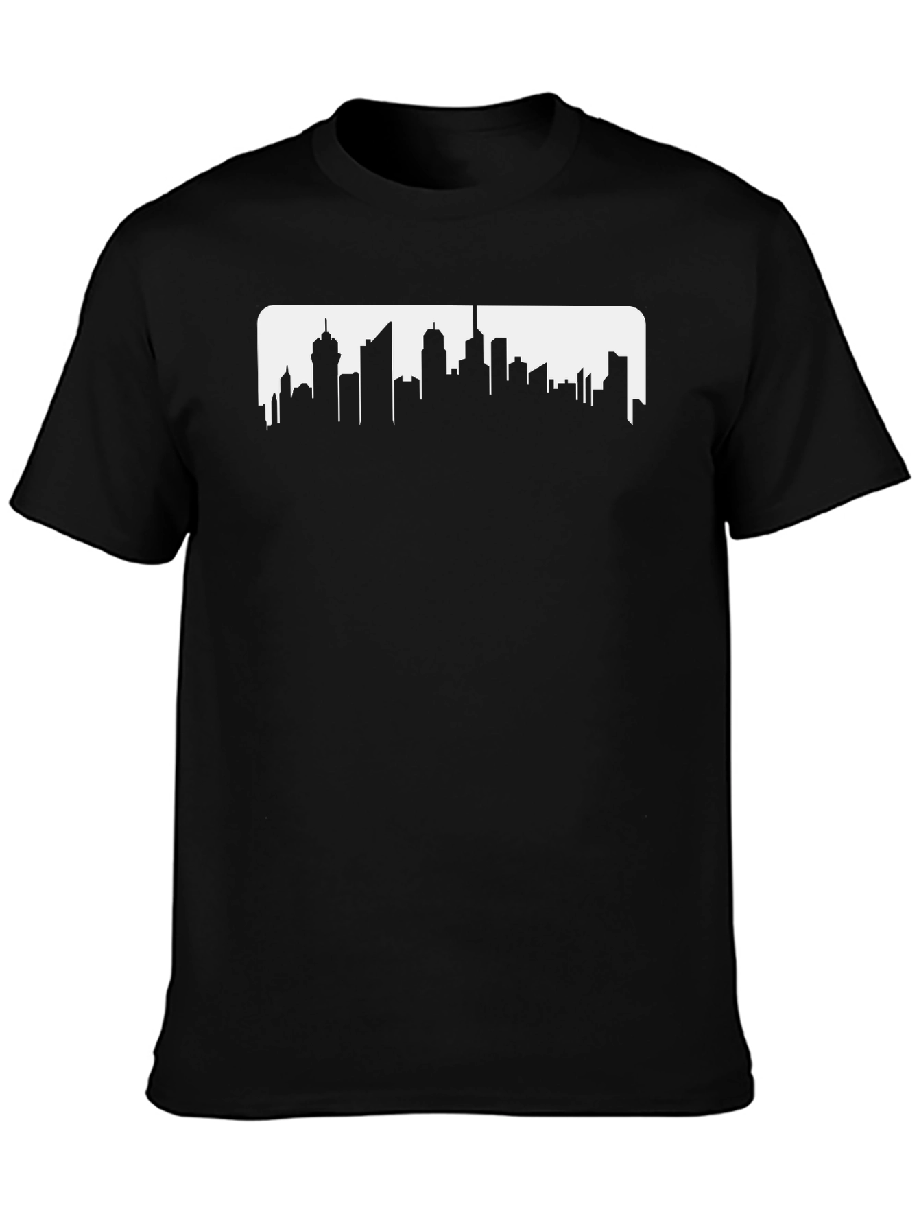 Cityscape Silhouette Graphic T-Shirt - Urban Style Tee
