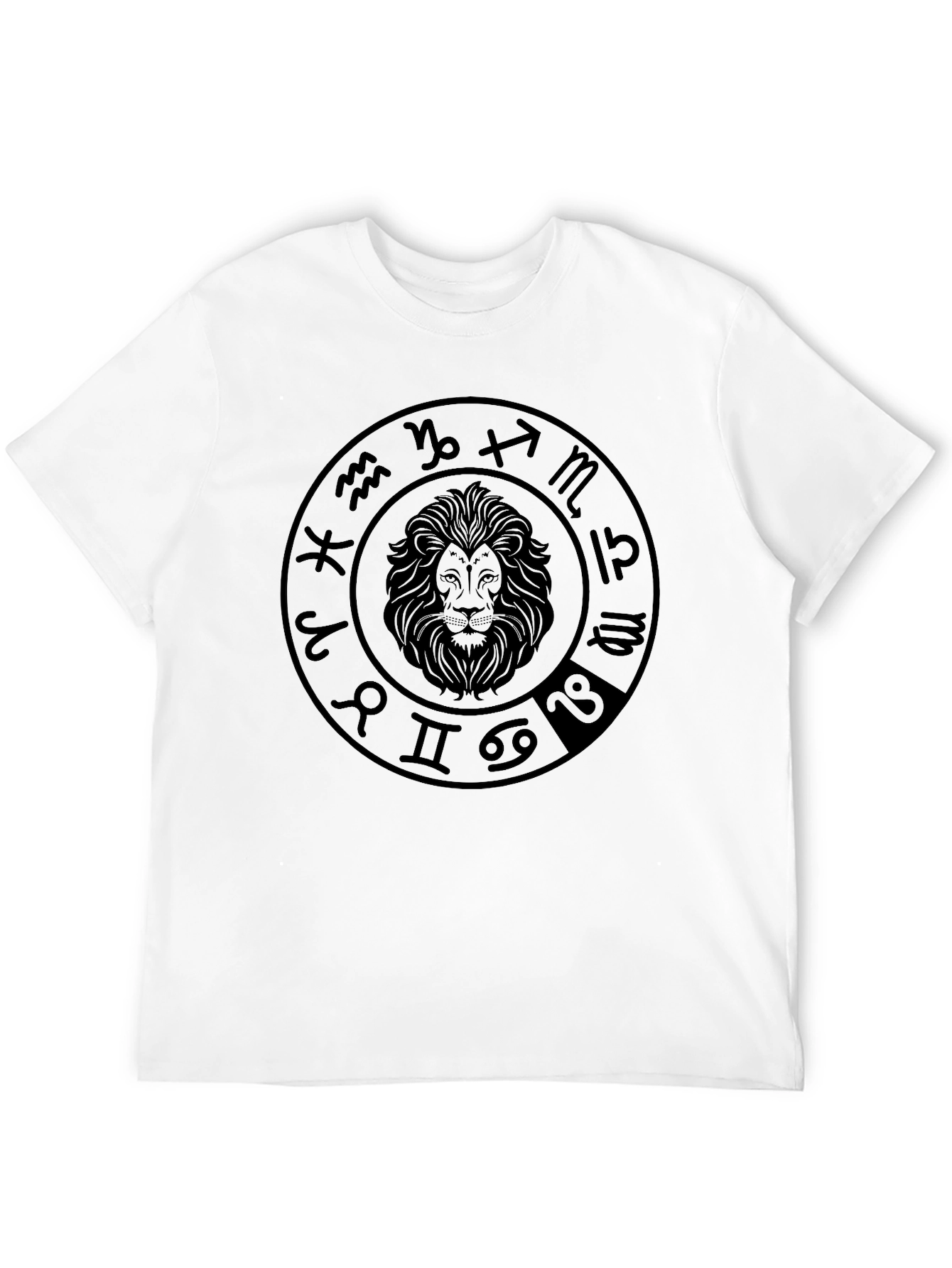 Zodiac Lion Graphic Tee - Astrology Shirt