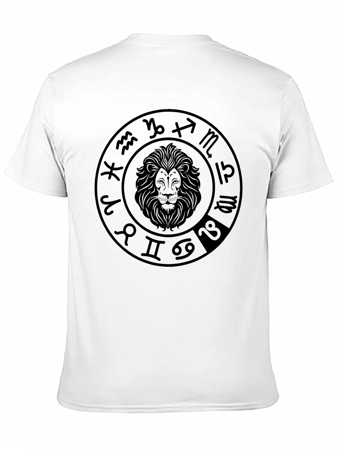 Zodiac Lion Graphic Tee - Astrology Shirt