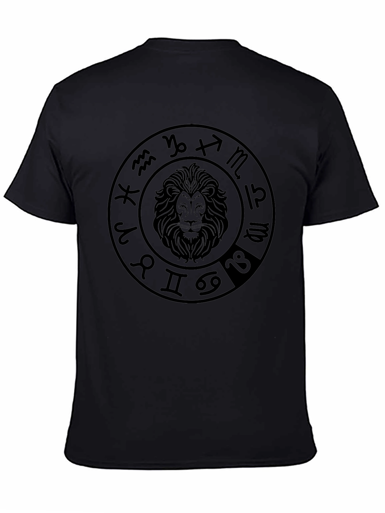 Zodiac Lion Graphic Tee - Astrology Shirt