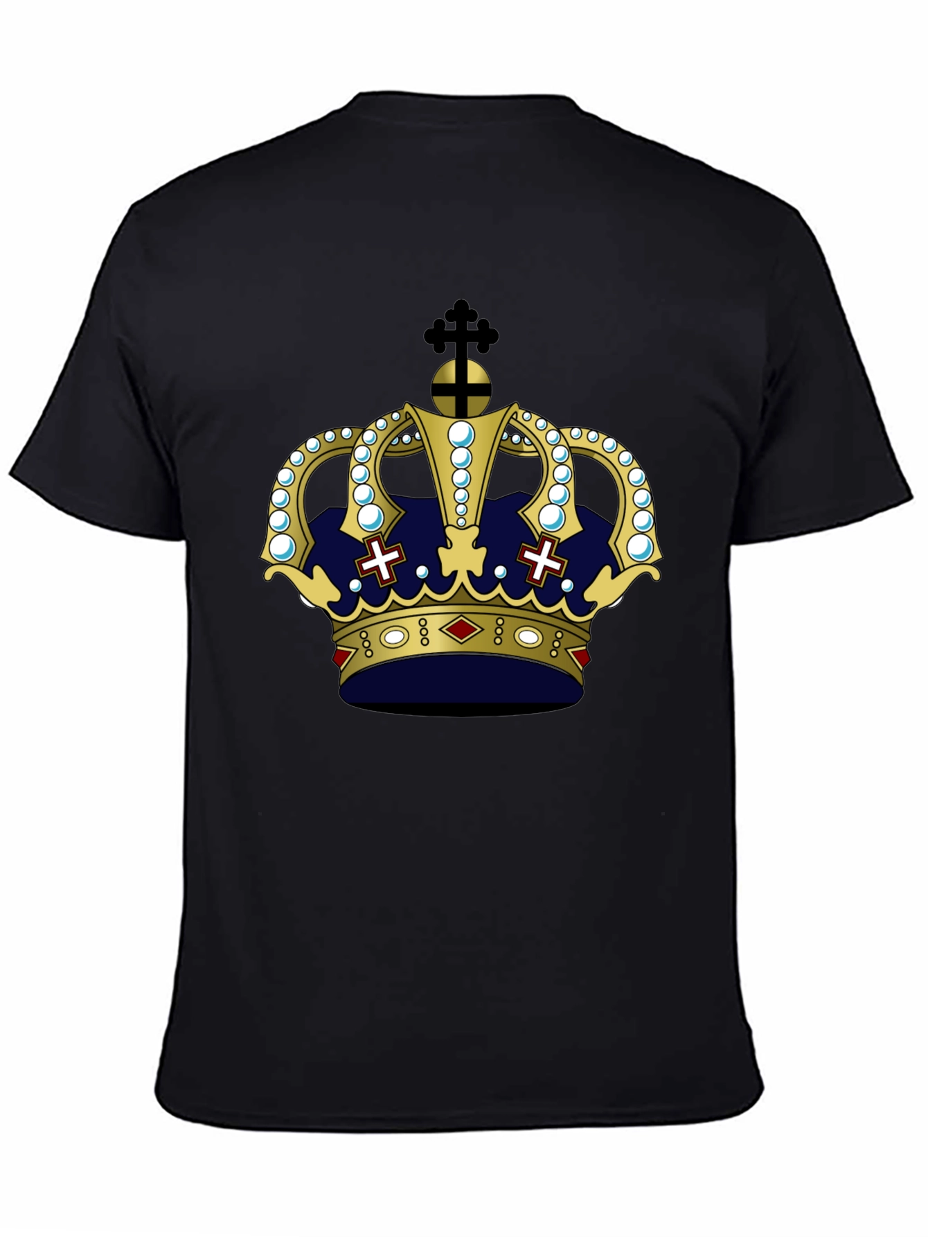 Crown Graphic T-Shirt - Royal Design