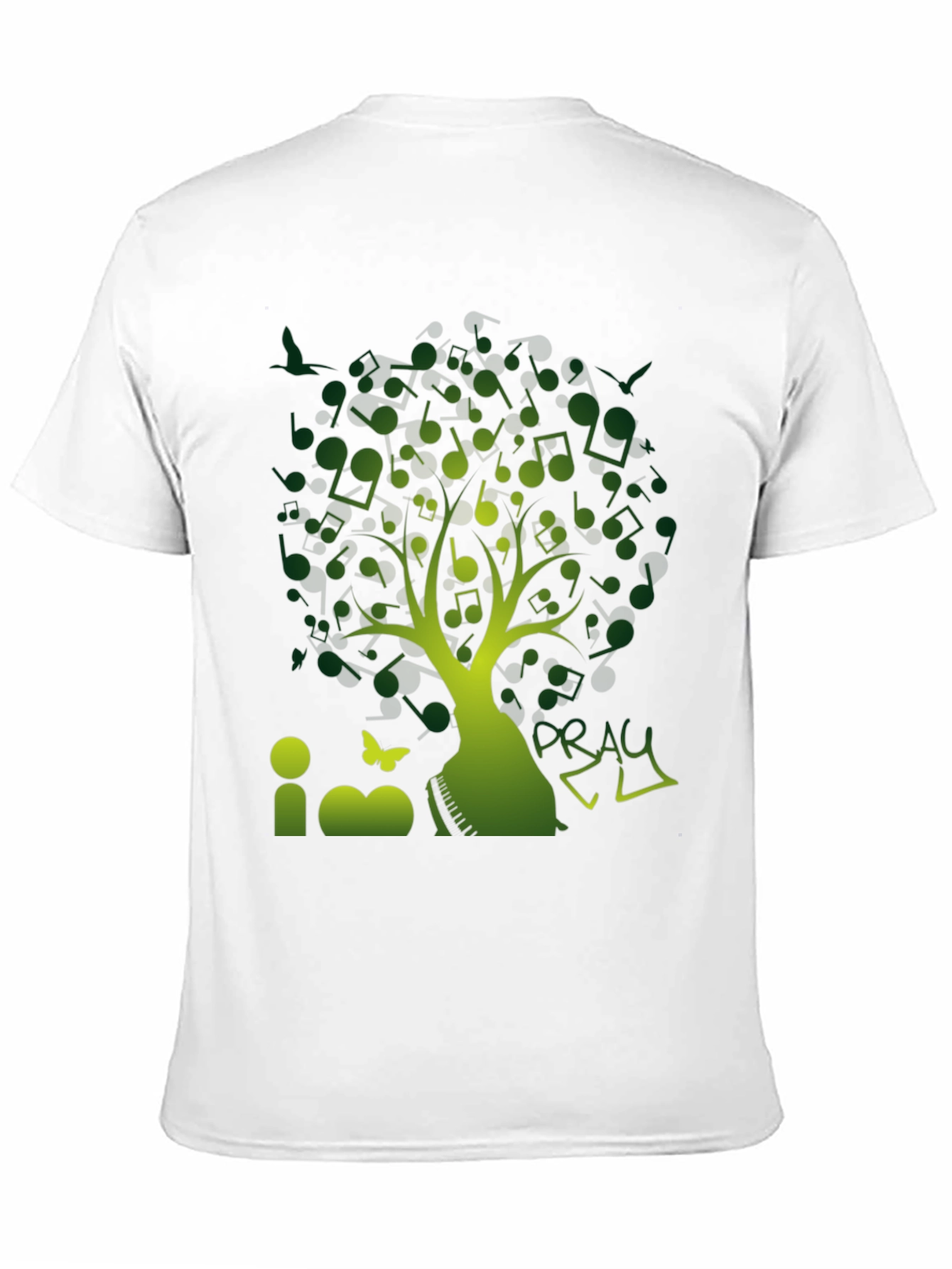 Music Tree Black T-Shirt - Nature Inspired Graphic Tee
