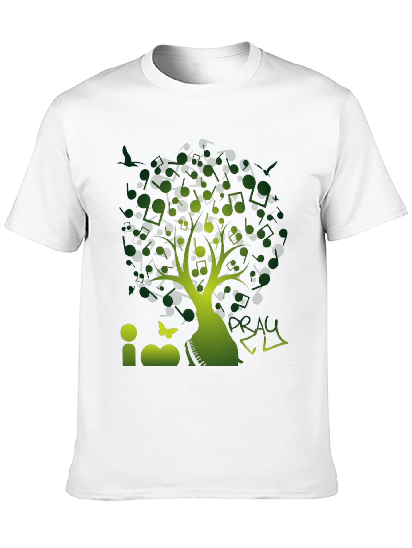 Music Tree Black T-Shirt - Nature Inspired Graphic Tee
