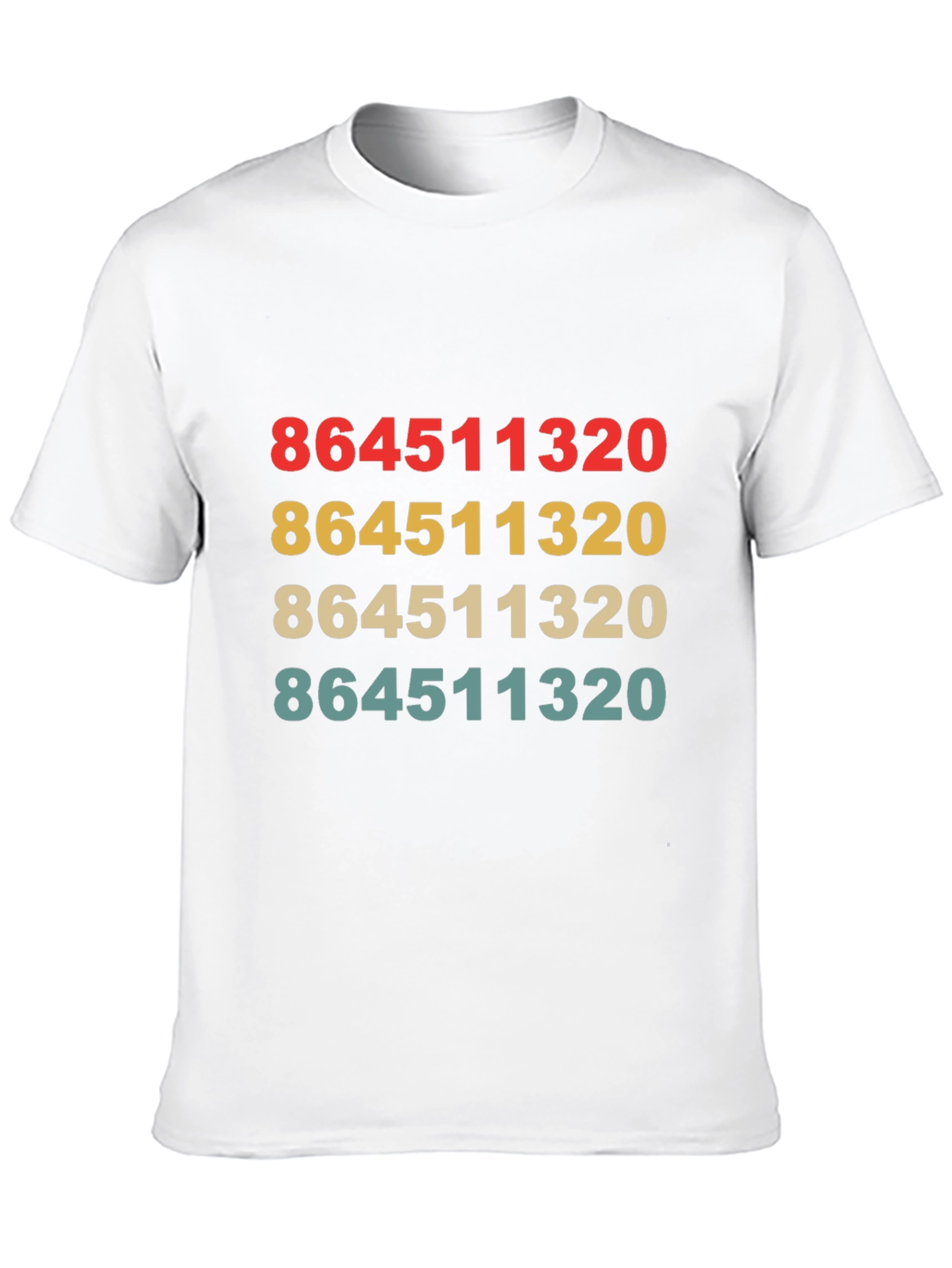 Retro 864511320 Print Black T-Shirt