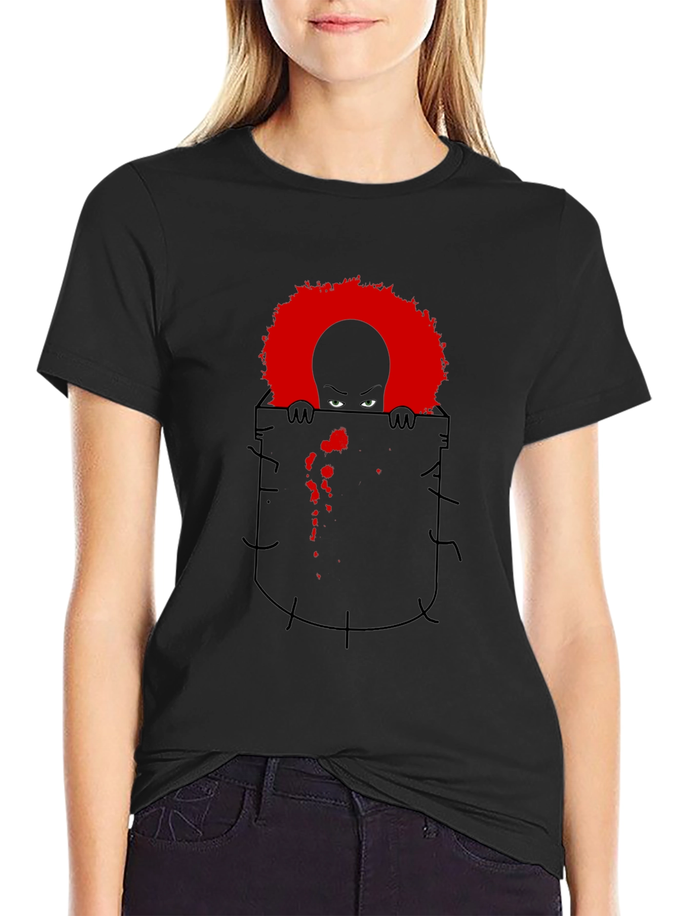 Pennywise Pocket T-Shirt Horror Graphic Tee