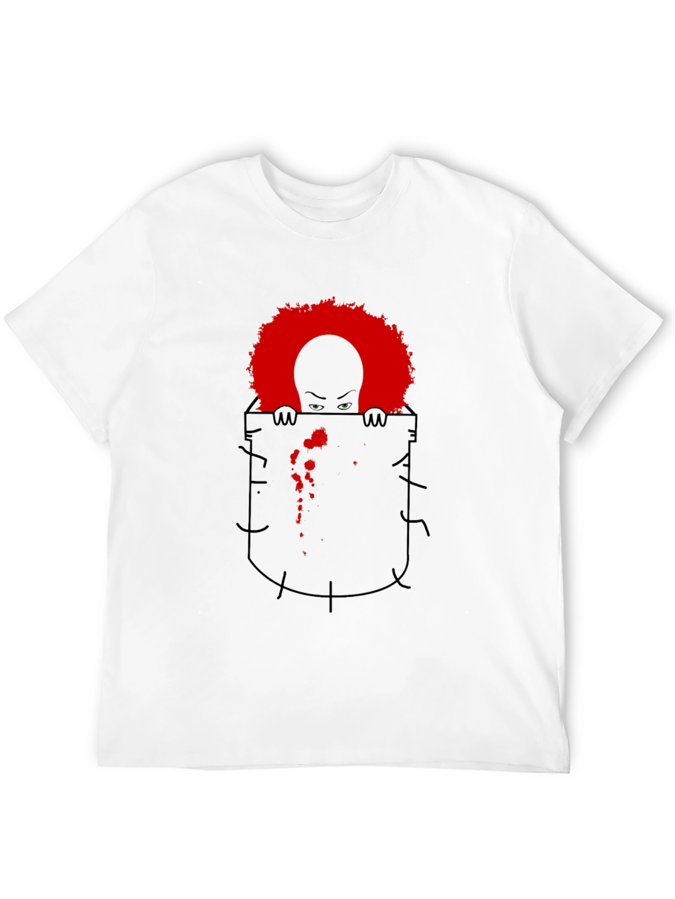 Pennywise Pocket T-Shirt Horror Graphic Tee