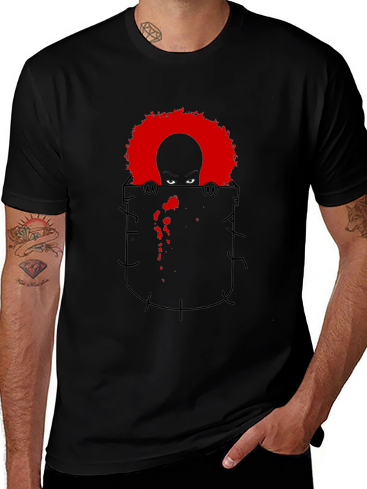 Pennywise Pocket T-Shirt Horror Graphic Tee