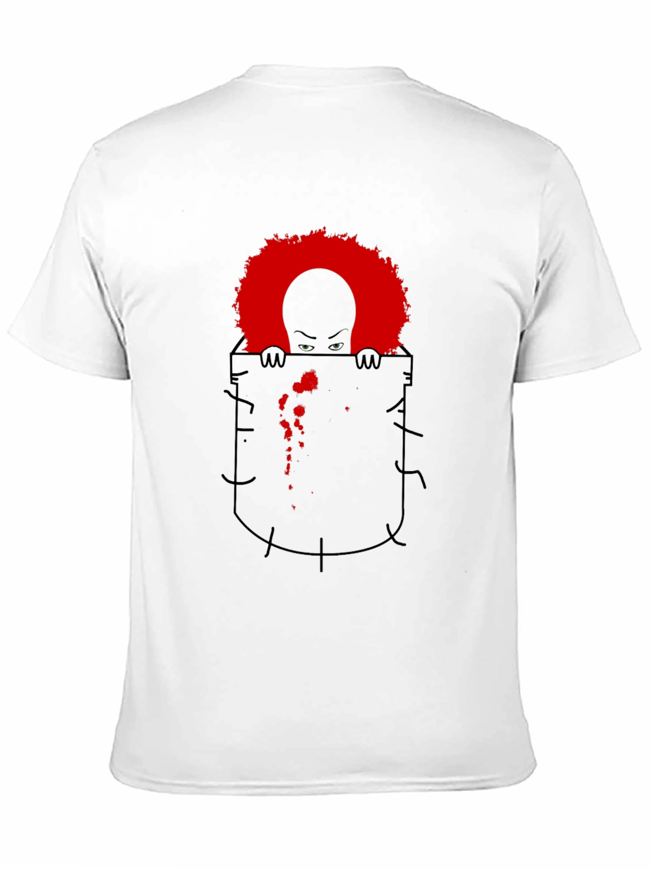 Pennywise Pocket T-Shirt Horror Graphic Tee