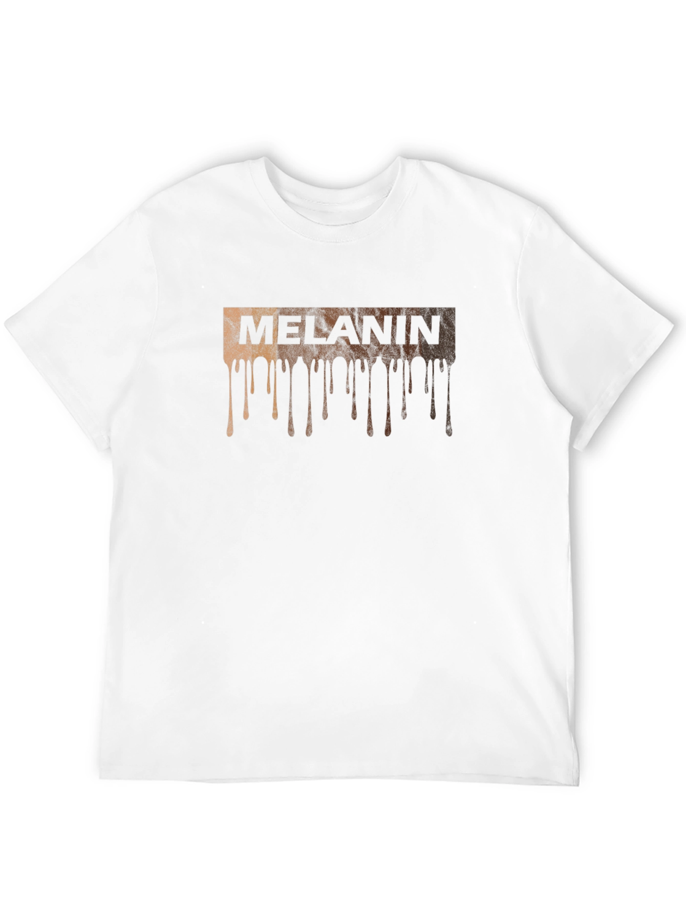 Melanin Drip Graphic Tee - Black