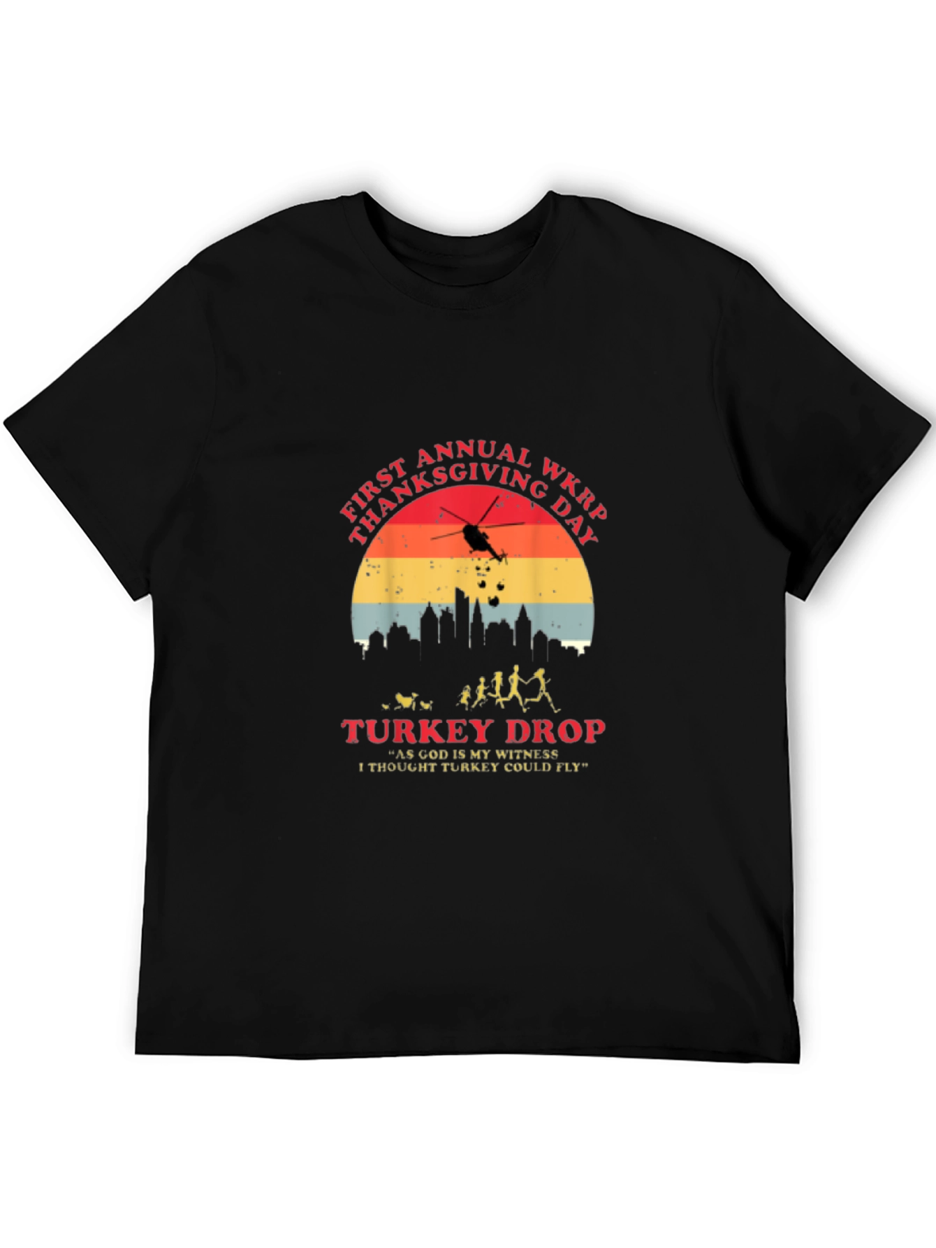 WKRP Thanksgiving Turkey Drop T-Shirt