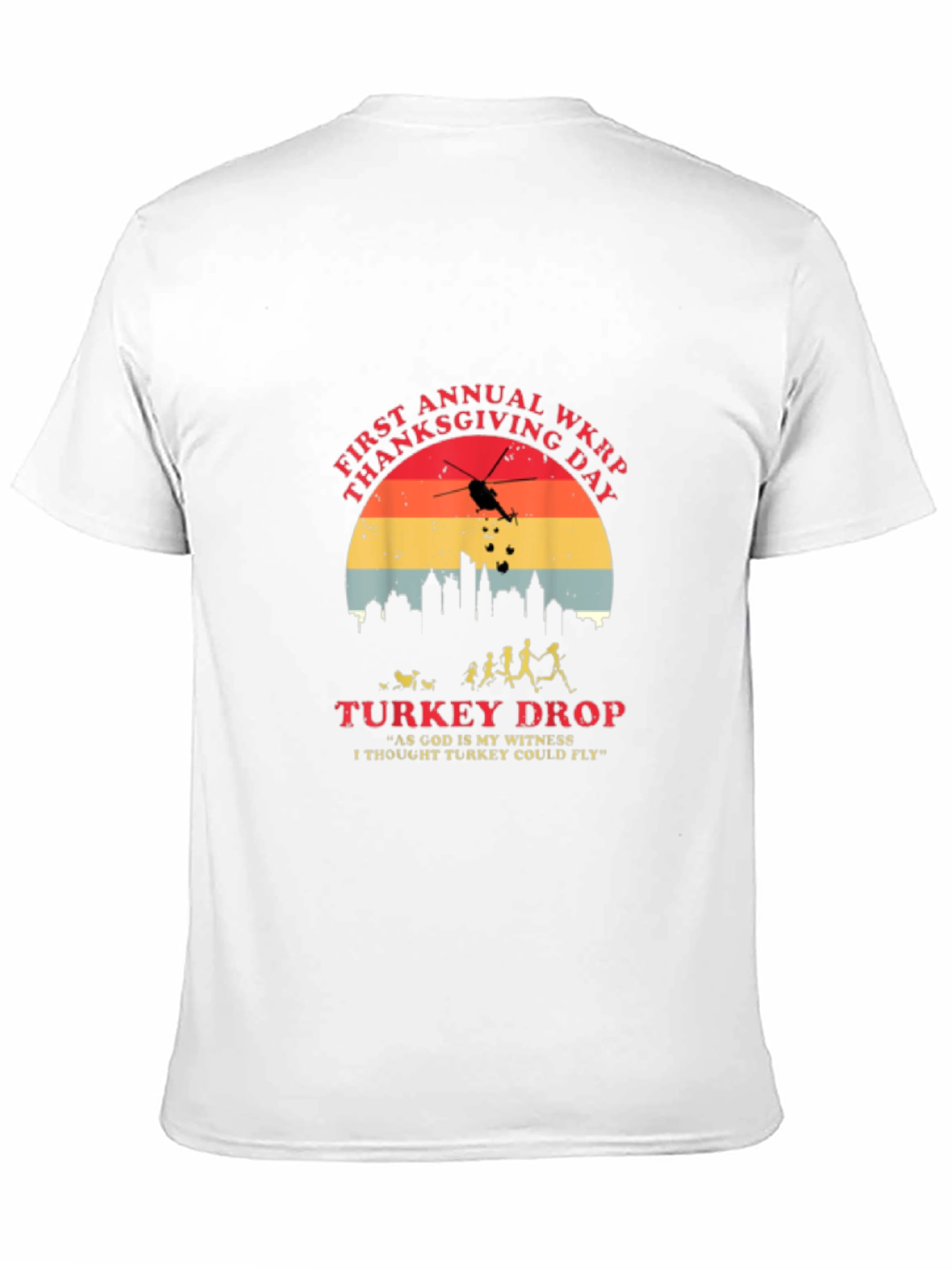 WKRP Thanksgiving Turkey Drop T-Shirt