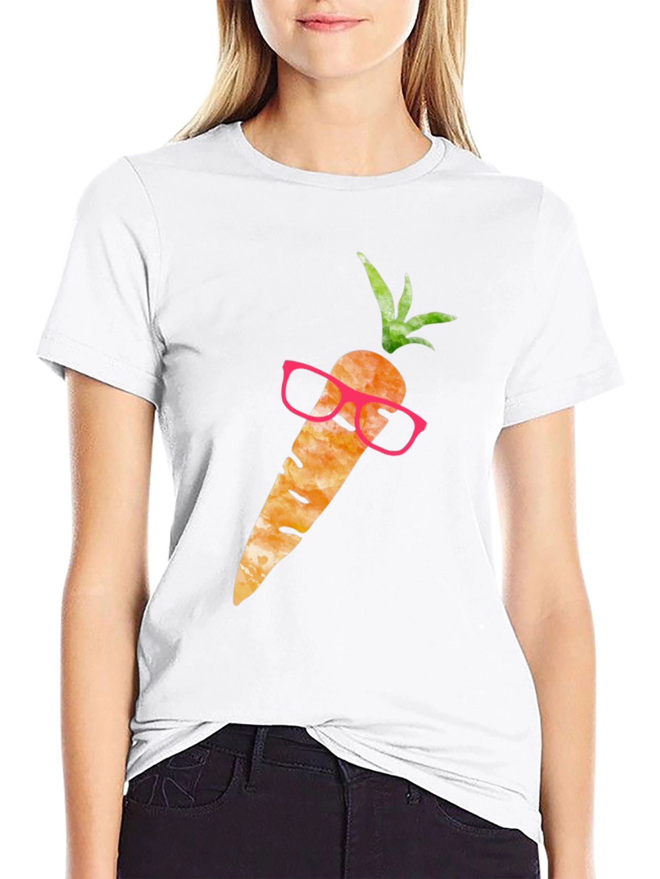 Hipster Carrot T-Shirt - Funny Foodie Tee