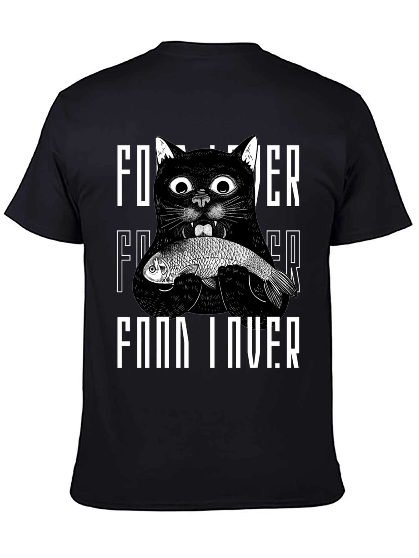 Cat Food Lover Graphic T-Shirt